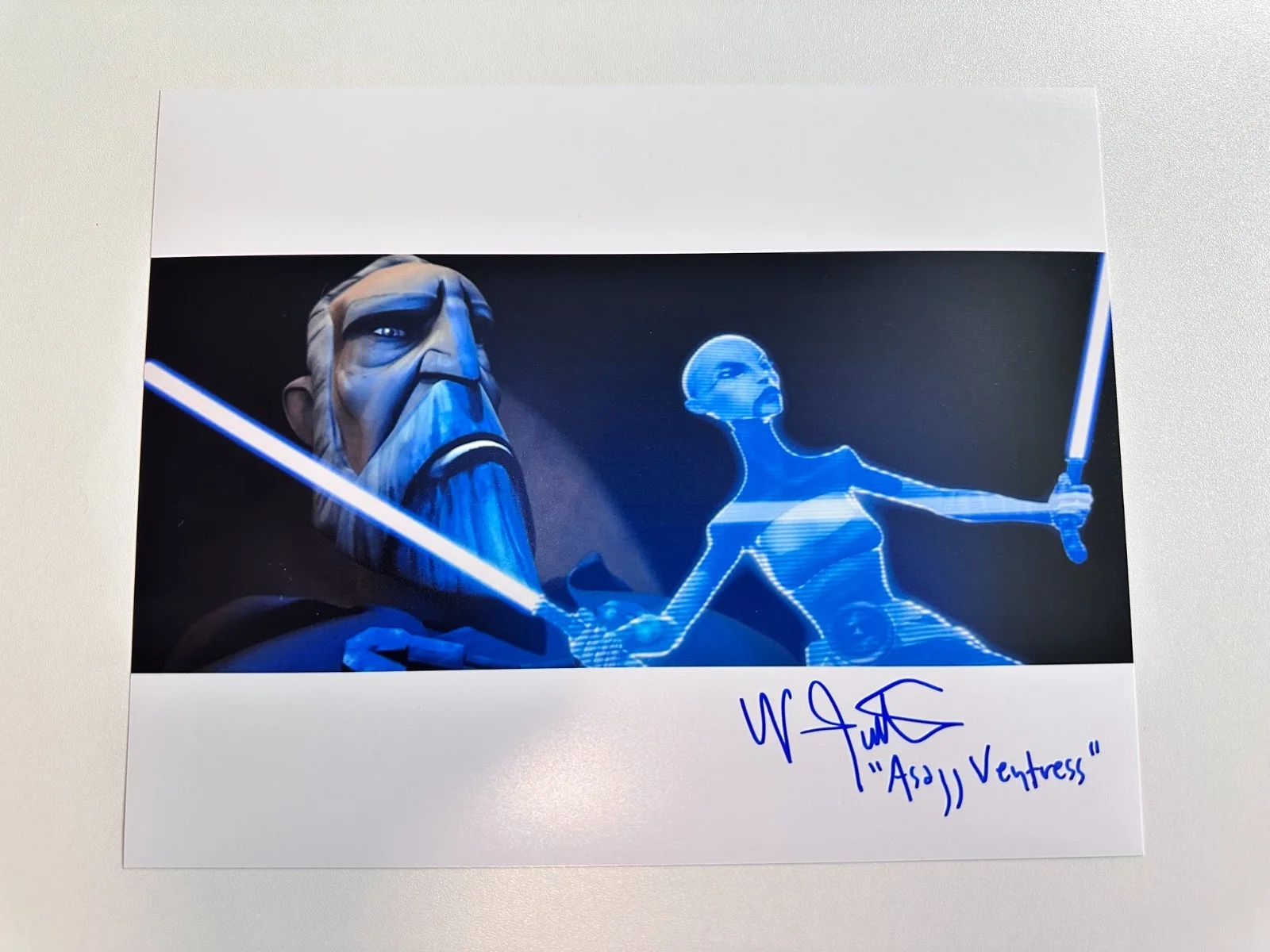 Nika Futterman — Nika Futterman Signed 8x10 Star Wars: The Clone Wars Asajj Ventress Autograph