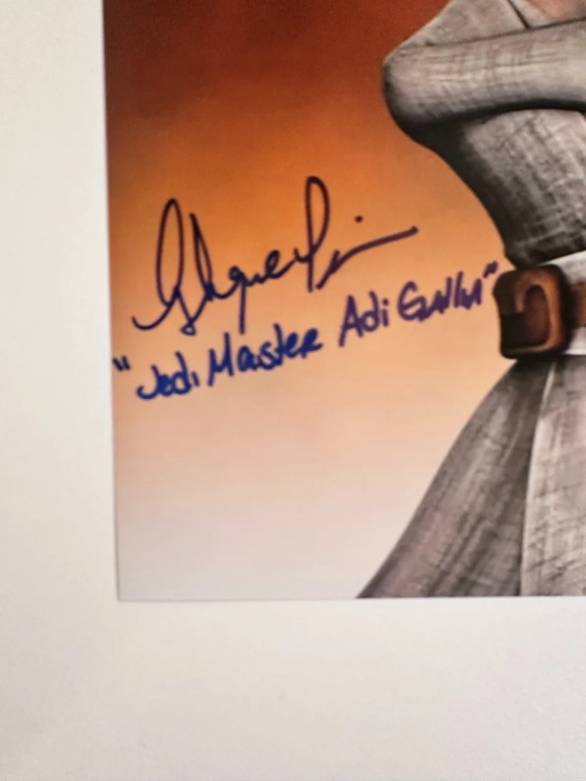 Angelique Perrin — Angelique Perrin Signed 8x10 Star Wars: The Clone Wars Jedi Adi Gallia Autograph, image 4