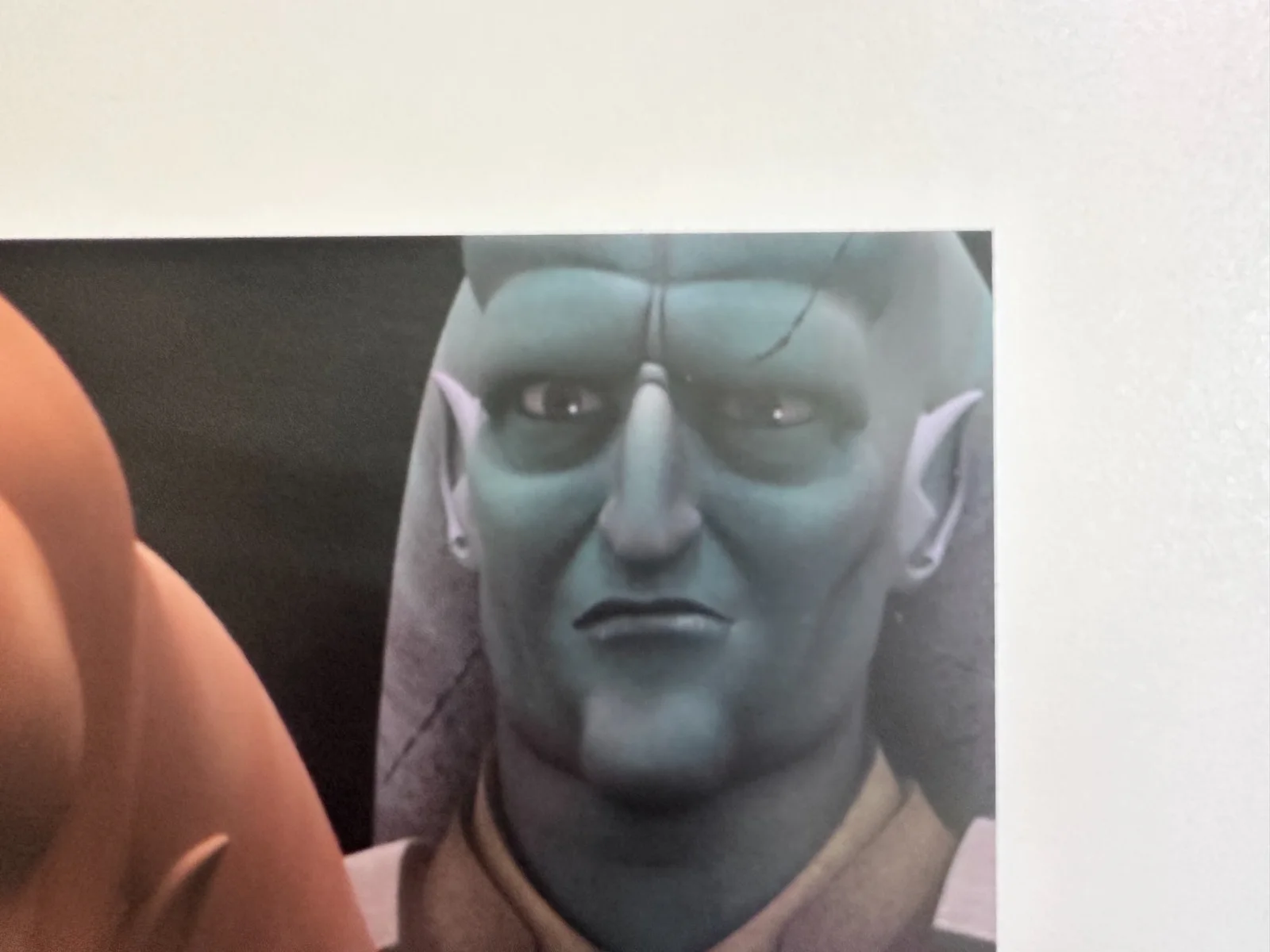 Robin Atkin Downes — Robin Atkin Downes Signed TOPPS 8x10 Star Wars Rebels Cham Syndulla Autograph, image 3