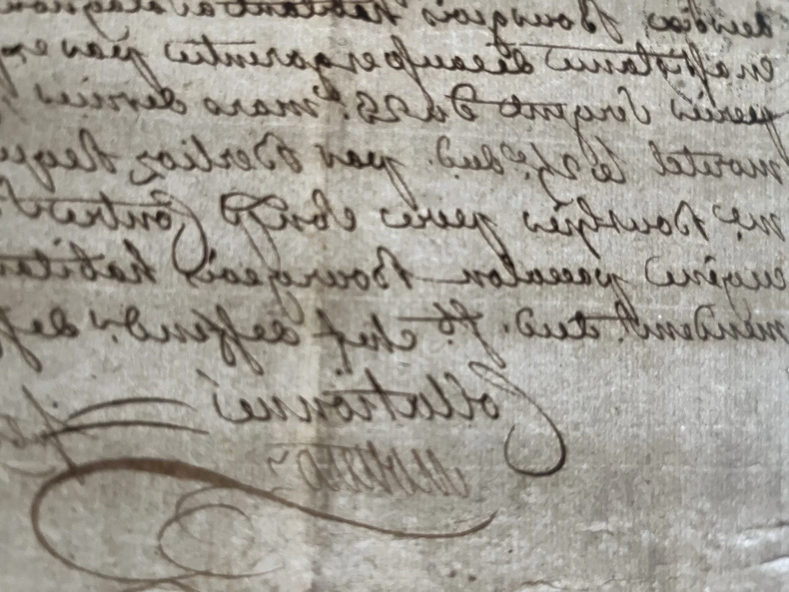 AUTOGRAPHED DOCUMENT from 1754, image 4