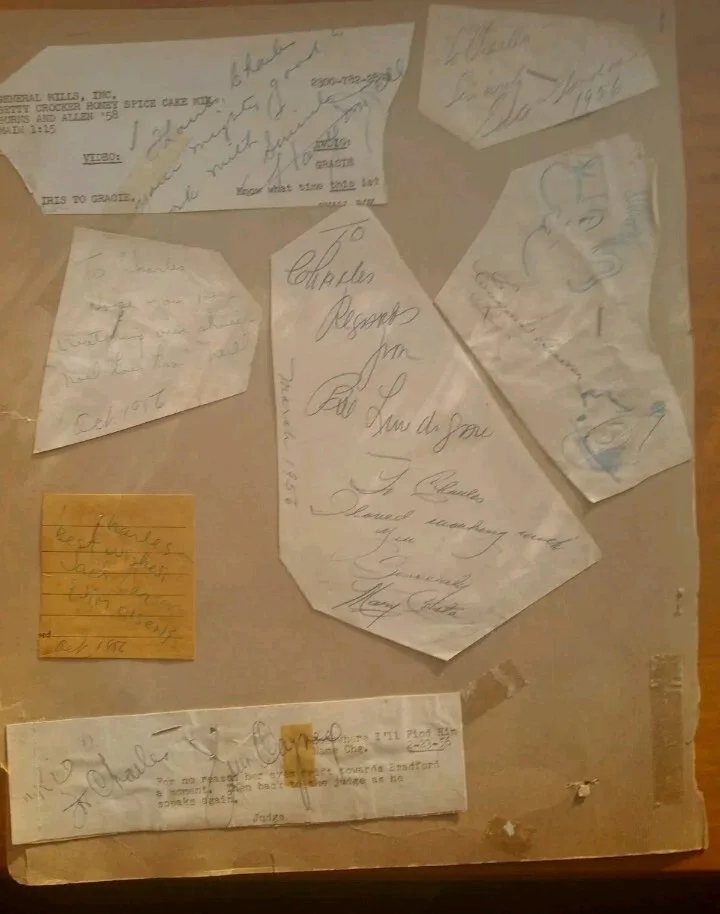 multiple actors — '50s Horror Star- Charles Herbert On Set Autographs Collection 13 Ghosts, Etc, image 3
