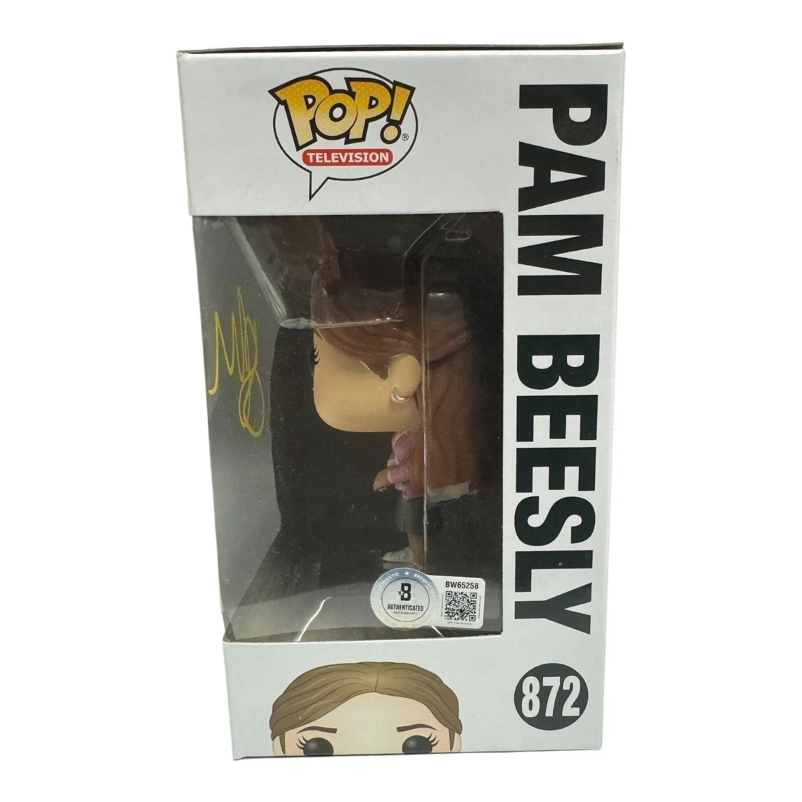 Jenna Fischer — Jenna Fischer Signed Autograph The Office Funko Pop 872 BAS Beckett, изображение 2