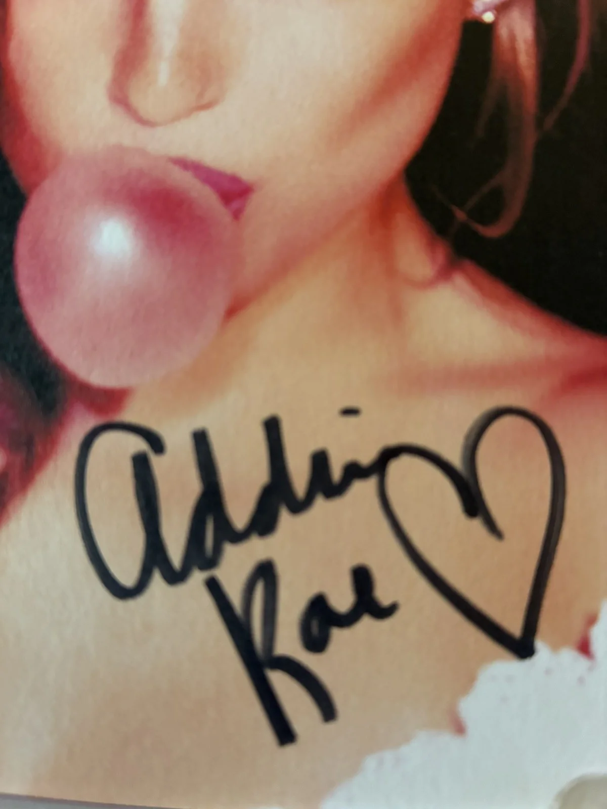 SIGNED AR By Addison Rae EP CD Autographed Art Card Insert, image 2