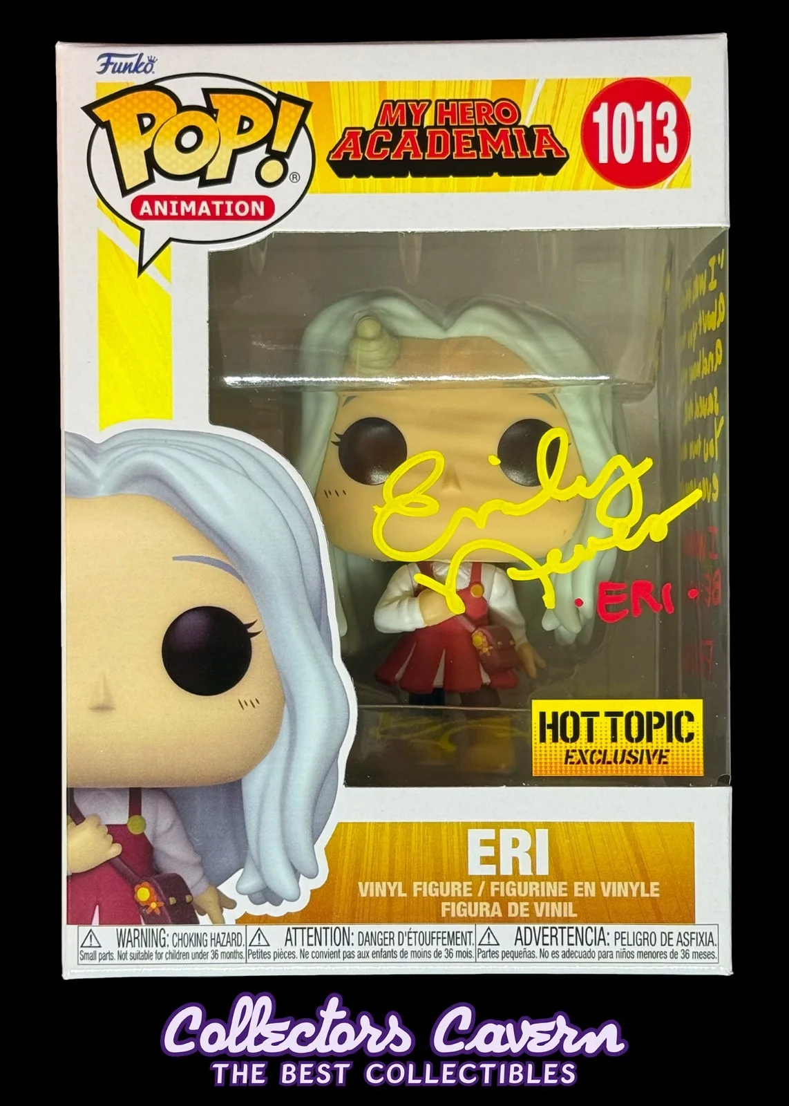 Emily Neves — Emily Neves Signed Funko POP! My Hero Academia - Eri (Hot Topic) - JSA COA, изображение 2