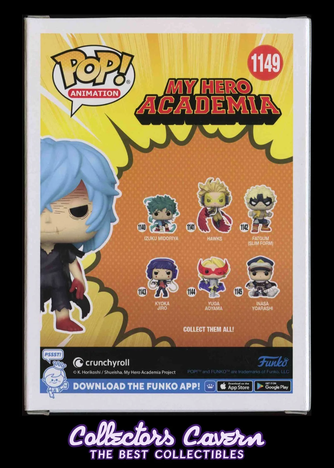 Eric Vale — Eric Vale Signed Funko POP! My Hero Academia - Tomura Shigaraki (Chase) - JSA, image 2