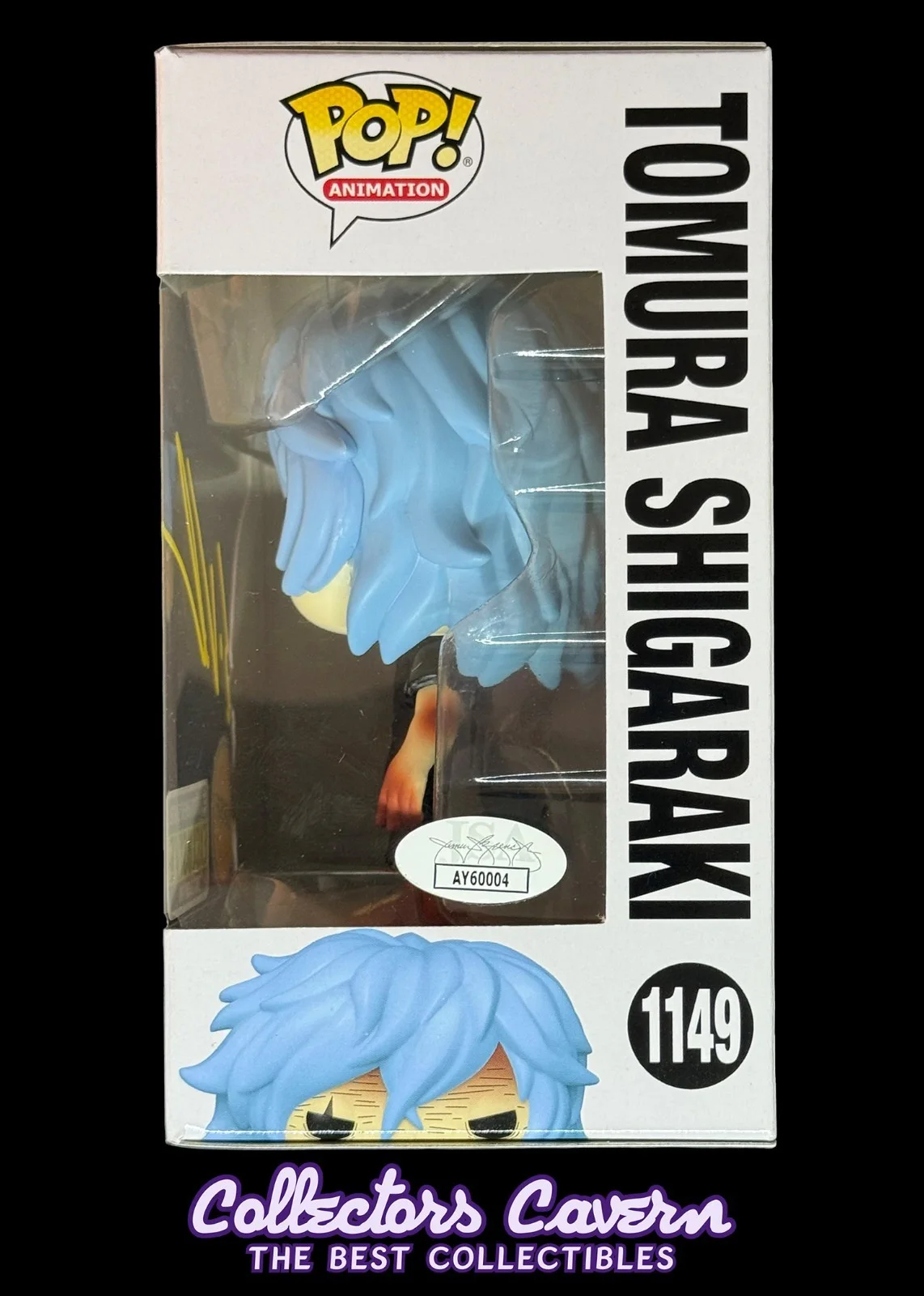 Eric Vale — Eric Vale Signed Funko POP! My Hero Academia - Tomura Shigaraki (Chase) - JSA, image 3
