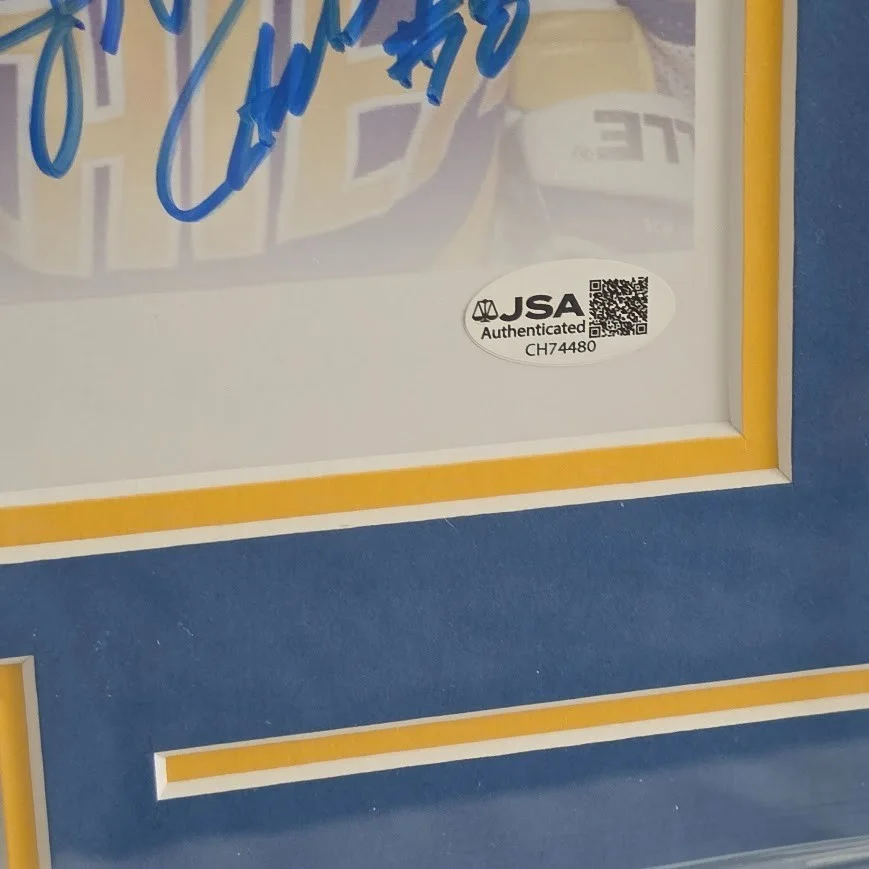 Dave Hanson, Jeff Carlson, Steve Carlson — The Hanson Brothers Slap Shot Autographed signed Picture JSA COA Chiefs, image 3