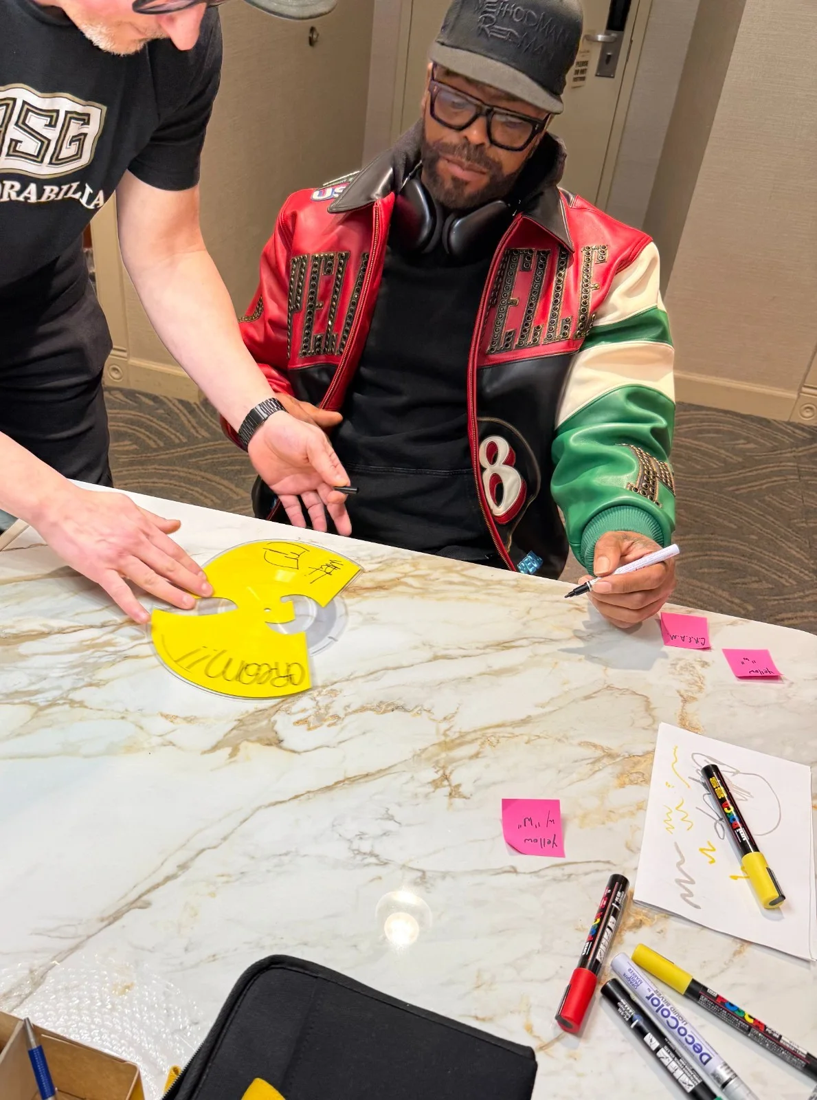 Method Man Wu-Tang Clan Signed Autographed C.R.E.A.M Vinyl w/ Inscriptions RARE, image 3