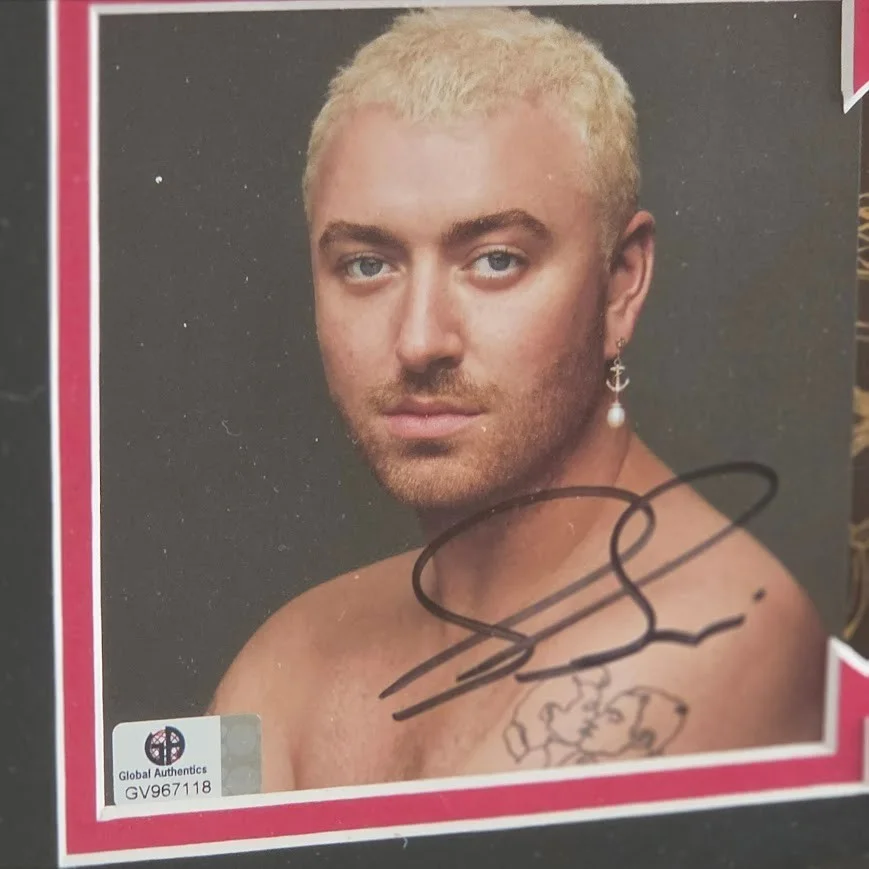 Sam Smith Signed Autographed Gloria CD Framed Global Authentics COA Framed, image 2