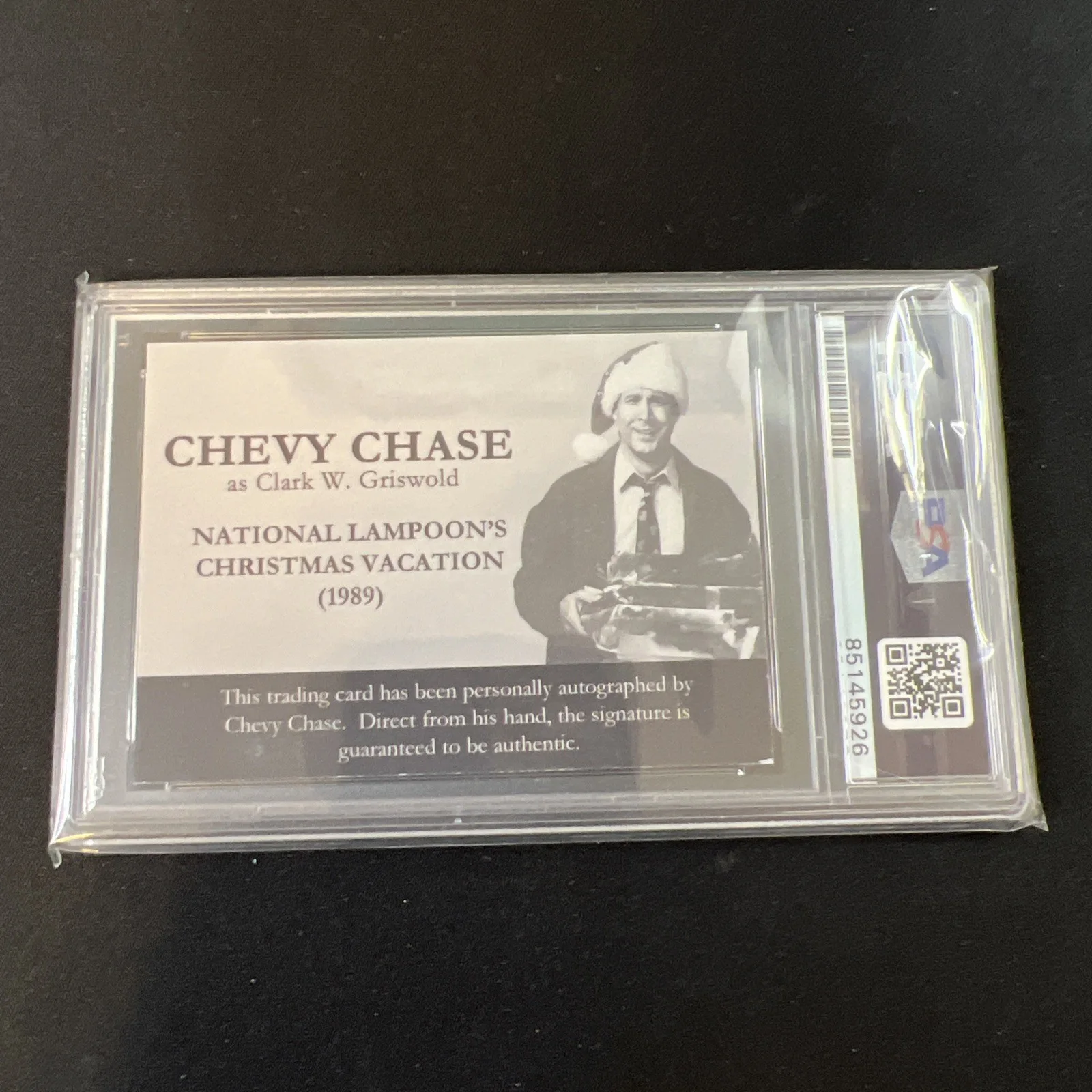 Chevy Chase — 💥 CHEVY CHASE BOWMAN VARIATION AUTOGRAPH CARD CHRISTMAS VACATION 🌲 PSA/DNA, image 2