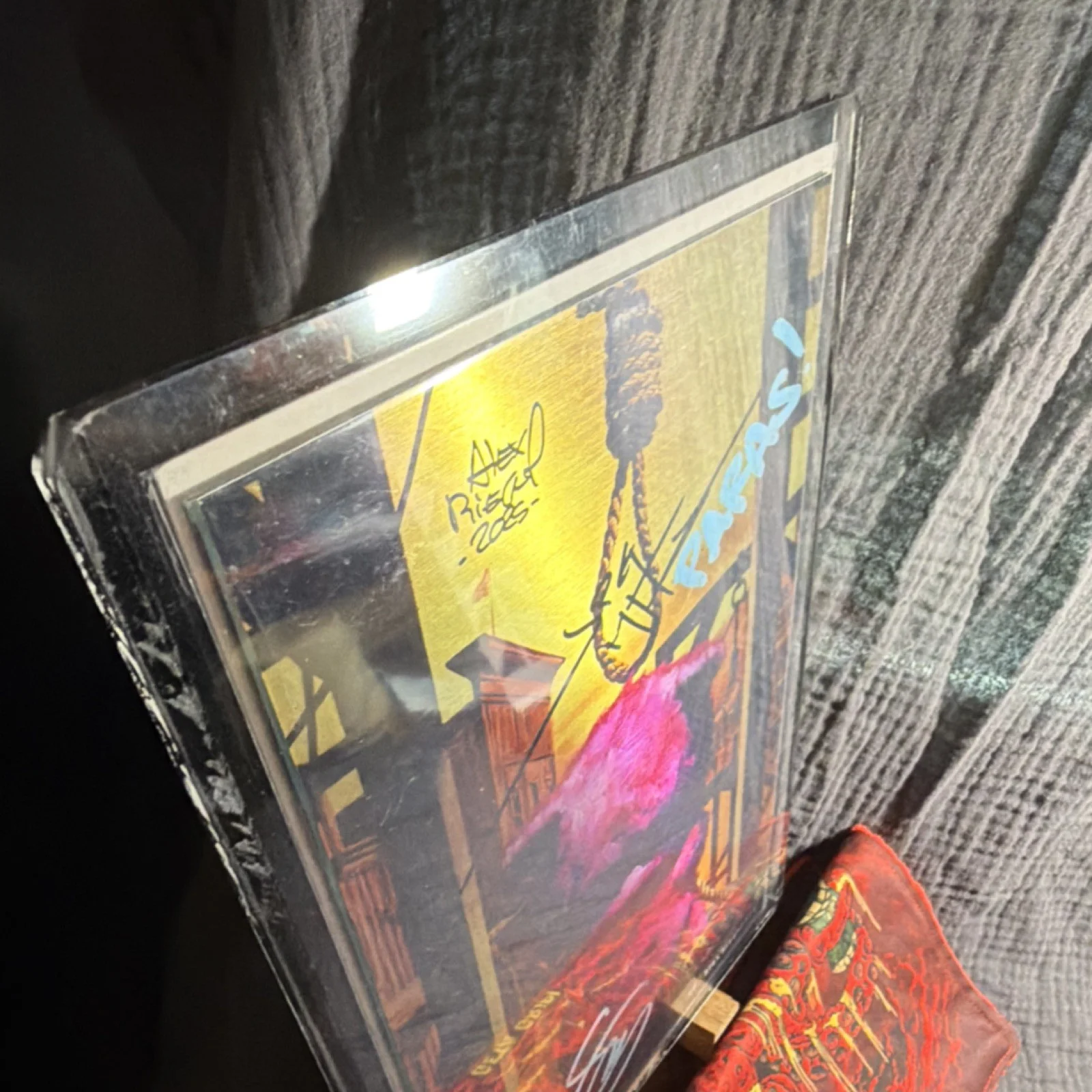 Dream killaz triple sig in a top loader super rare metal holo🙌🏾, изображение 2