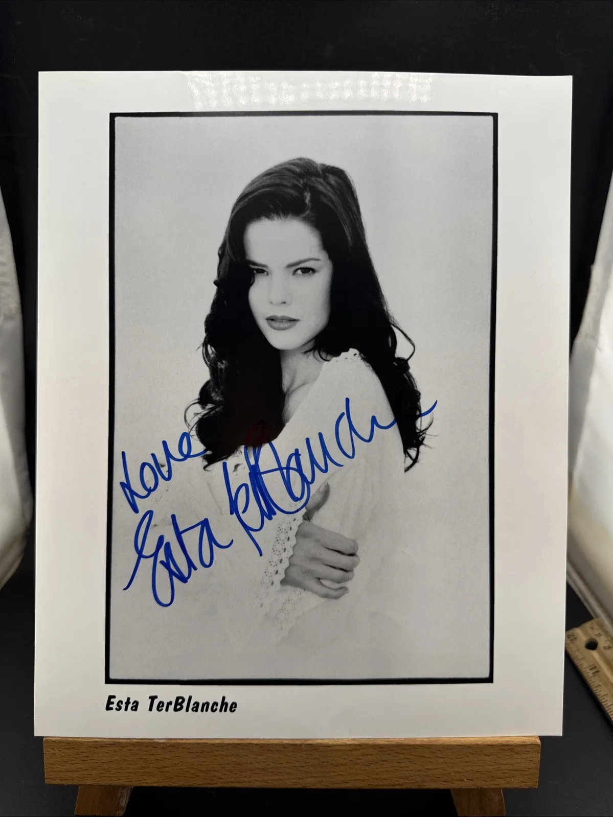 Esta TerBlanche — ESTA TERBLANCHE Autographed Photo, image 2