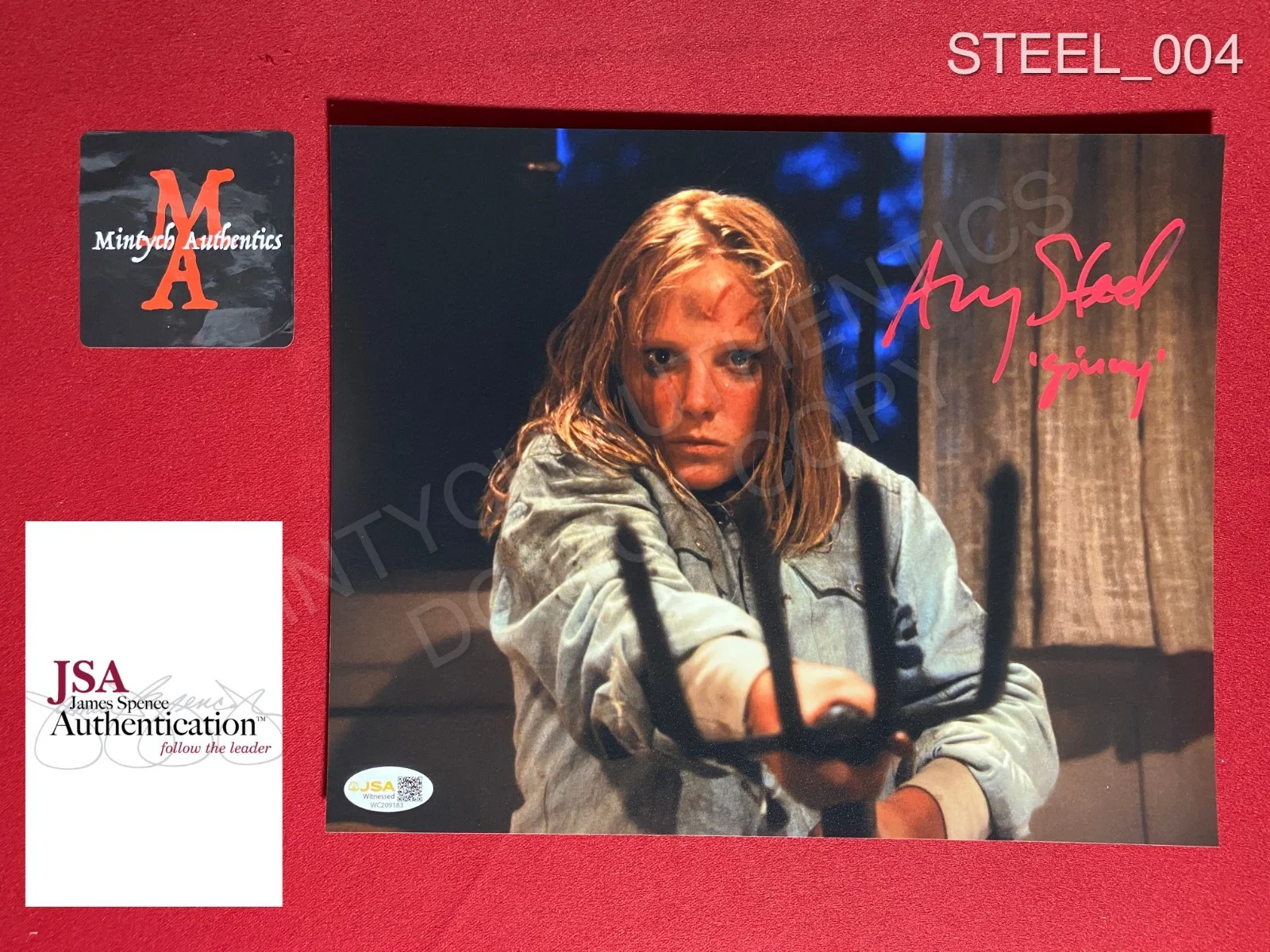 Amy Steel — Amy Steel Friday the 13th Part 2 autographed signed 8x10 photo Ginny Beckett