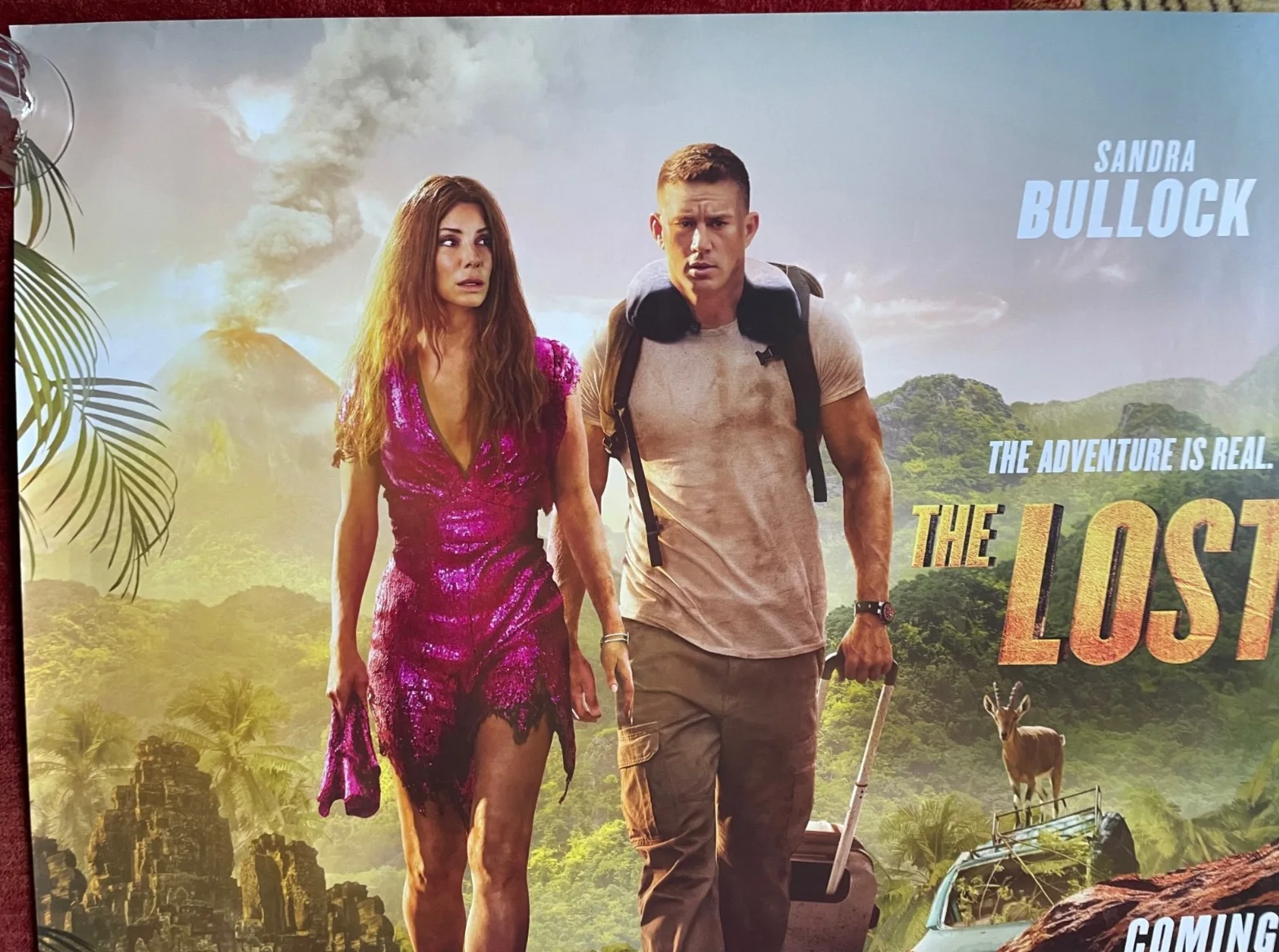 THE LOST CITY (2022) Original Quad Movie Poster Sandra Bullock Daniel Radcliffe, изображение 2