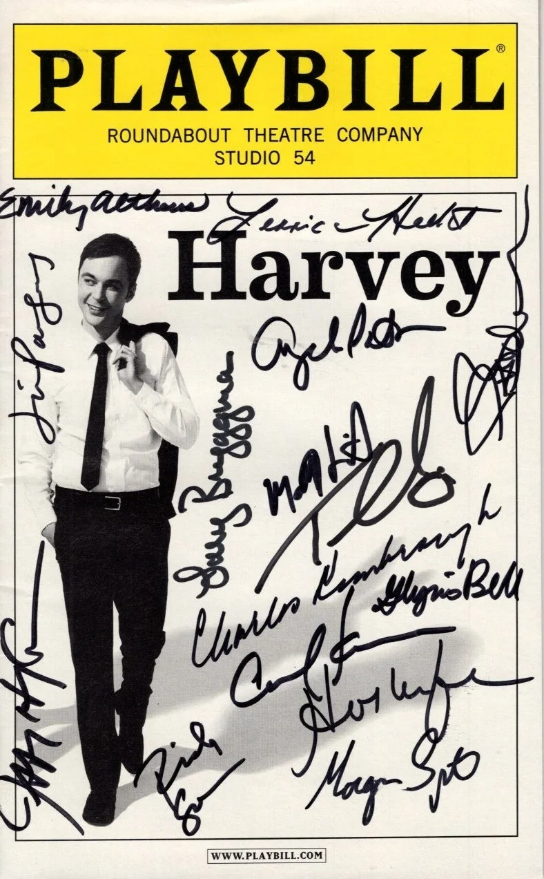 Cast — Harvey Signed Autographed Playbill RARE Jim Parsons full signature + Cast