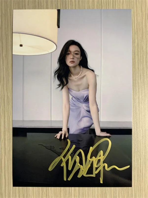 6" 倪妮/ Ni Ni Hand Signed Autographed Photo Autographs Collection Original, image 4