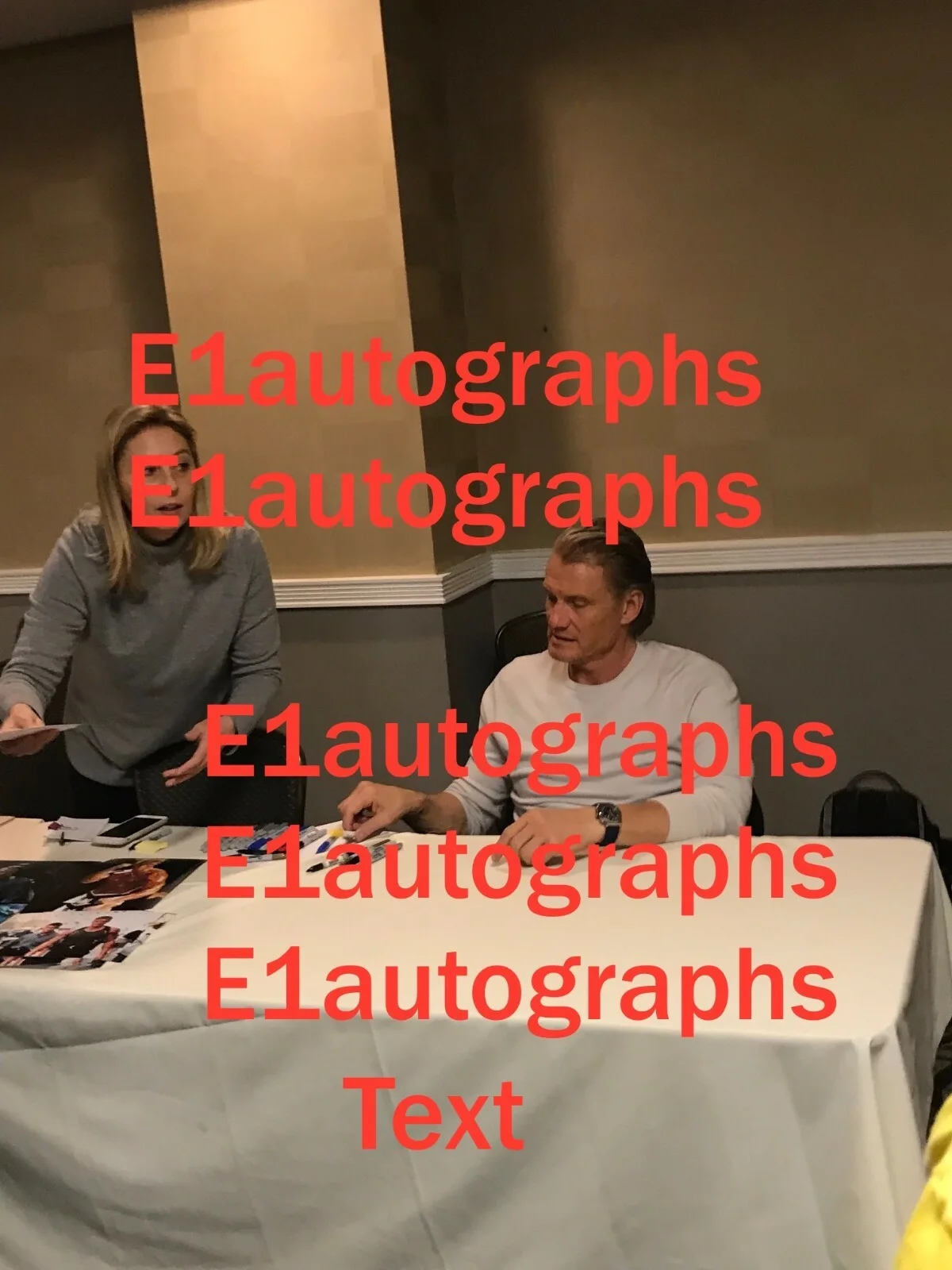 Dolph Lundgren — Dolph Lundgren signed Ivan Drago Rocky Balboa 11x14 photo. IP Exact Proof. Creed, изображение 4