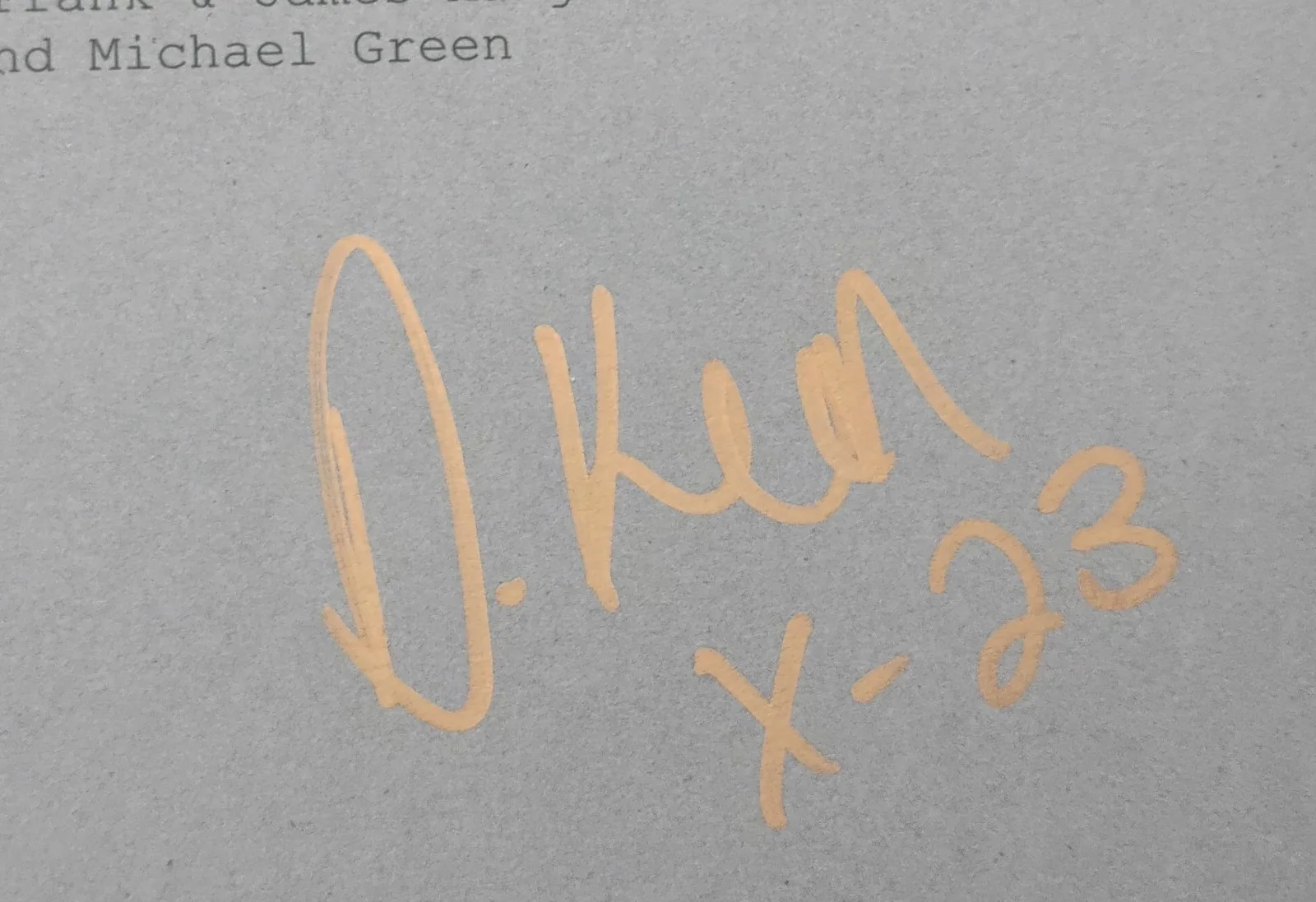 Dafne Keen Hand Signed Autograph Logan Script COA Wolverine X-Men NO US TARIFFS, image 3