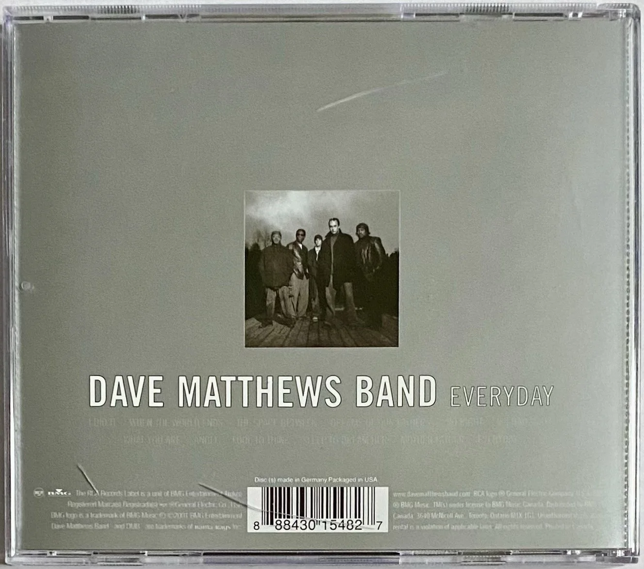DAVE MATTHEWS AUTOGRAPHED SIGNED EVERYDAY CD, image 2