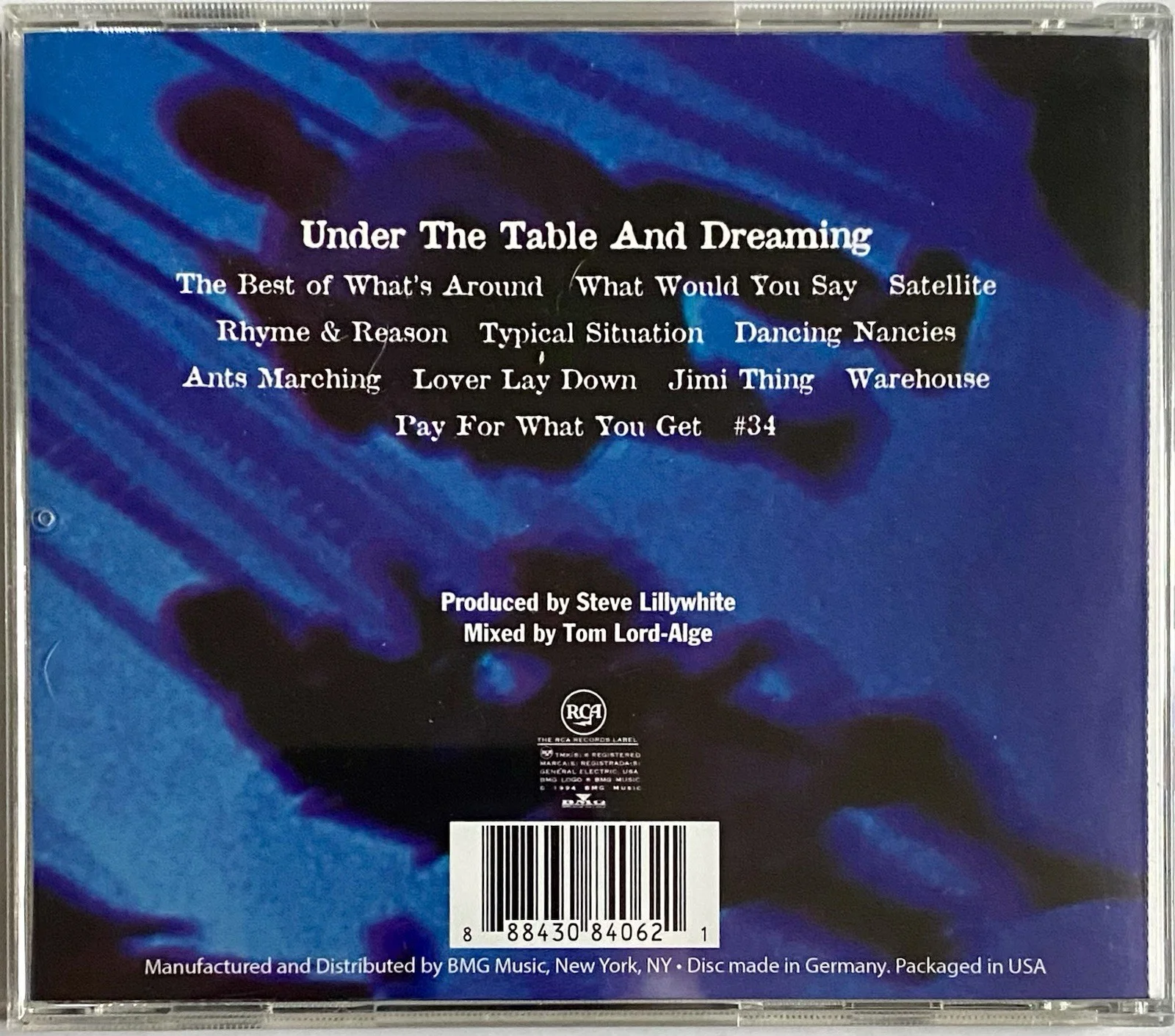 DAVE MATTHEWS AUTOGRAPHED SIGNED UNDER THE TABLE AND DREAMING CD, image 2