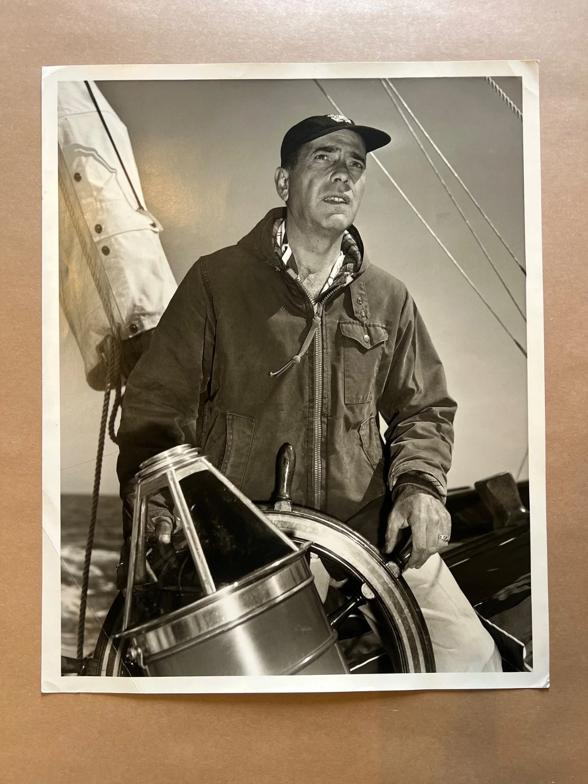 Sid Avery — 2 - 16" x 20" Humphrey Bogart, Stephen Bogart - Sid Avery signed photographs, image 2