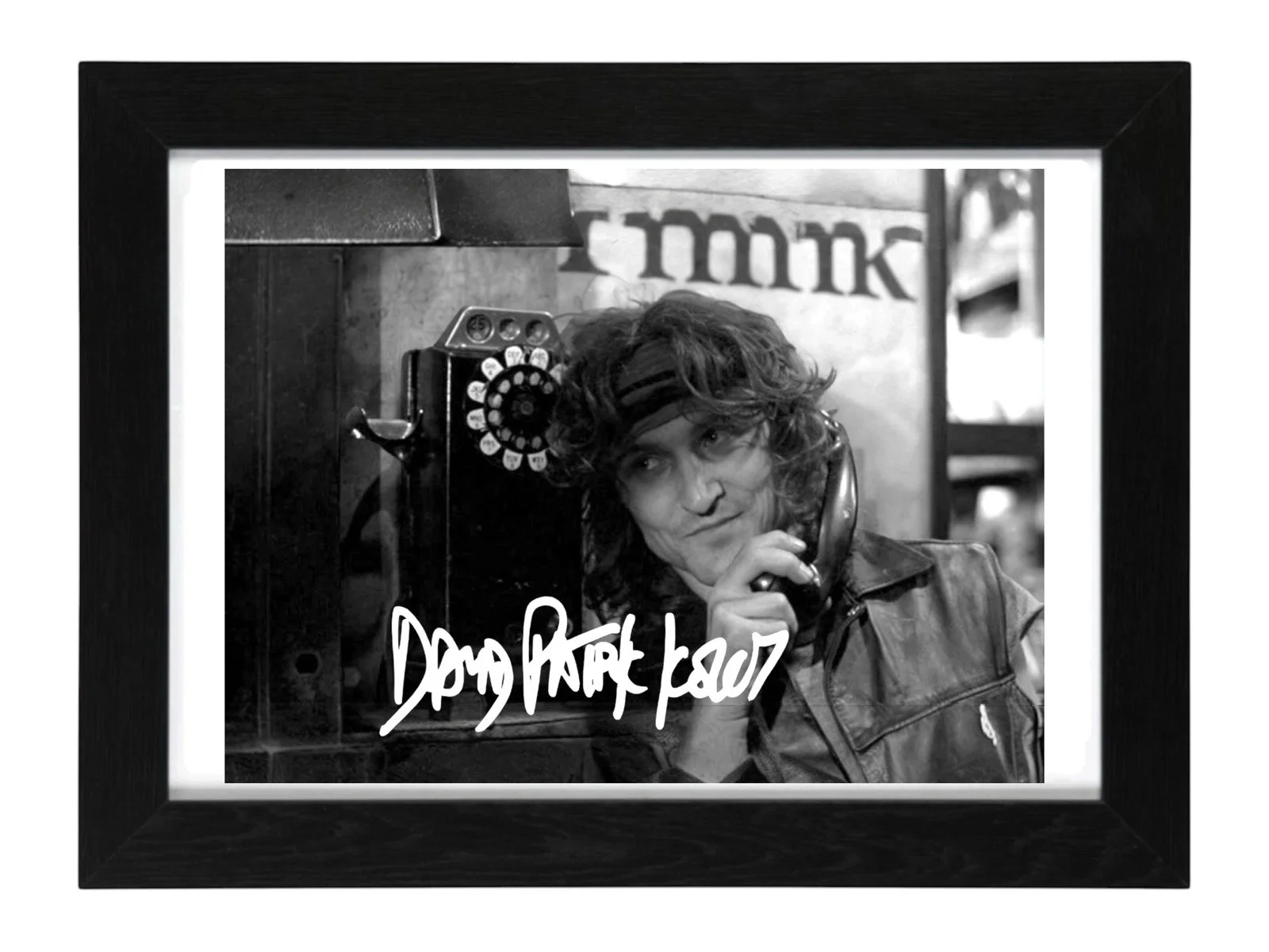 David Patrick Kelly Signed Autograph PHOTO Pre Print / Framed Film Warrior, изображение 2