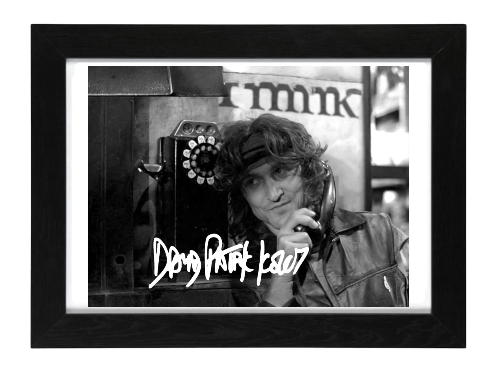 David Patrick Kelly Signed Autograph PHOTO Pre Print / Framed Film Warrior, изображение 3