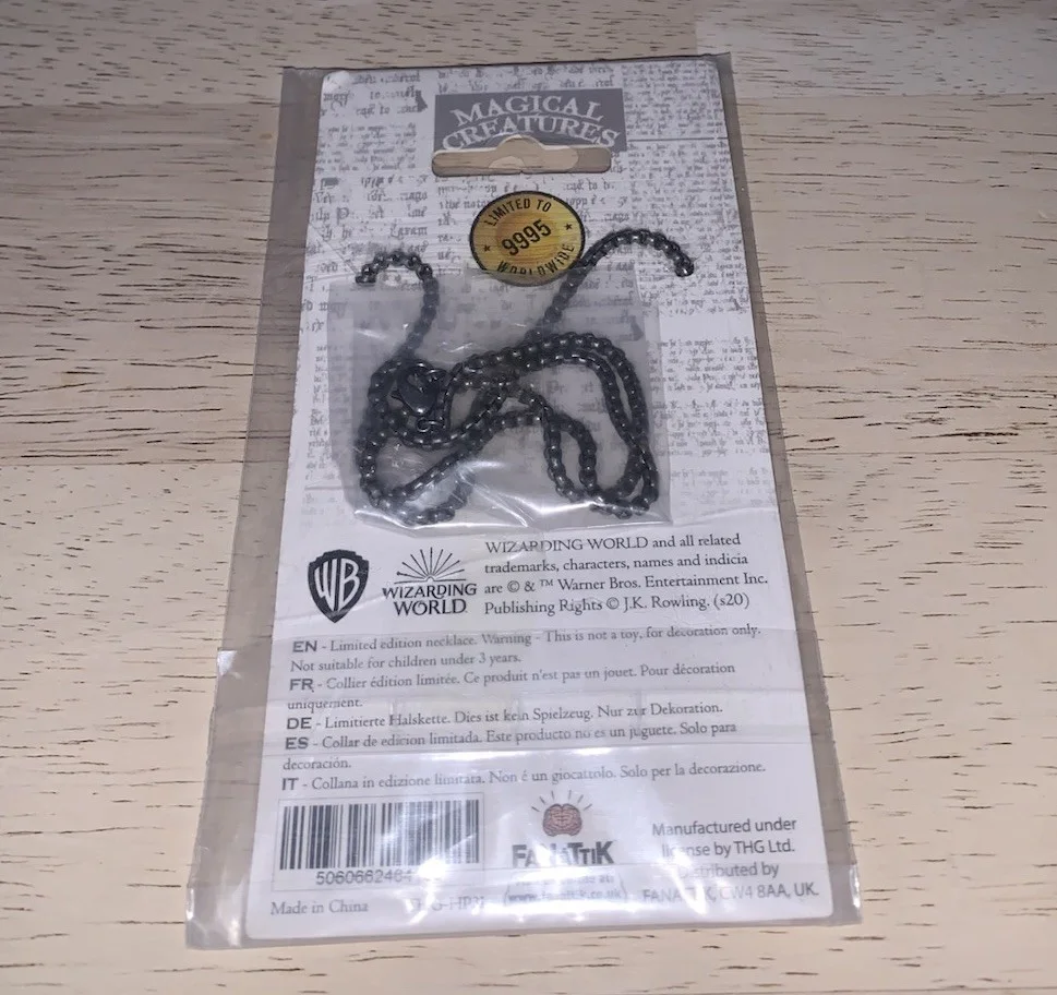 Harry Potter Hippogriff Limited Edition Necklace Fanattik Wizarding World, image 2