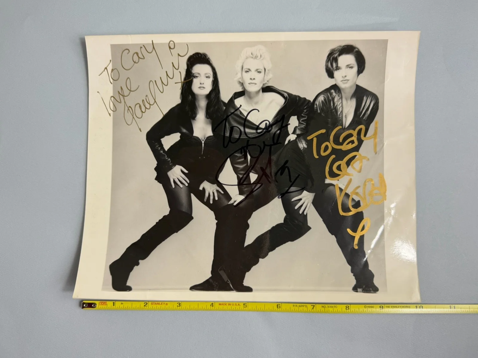 Bananarama Authentic Signed 8x10 Photo - Jacquie O’Sullivan, Sara Dallin, Keren, изображение 4
