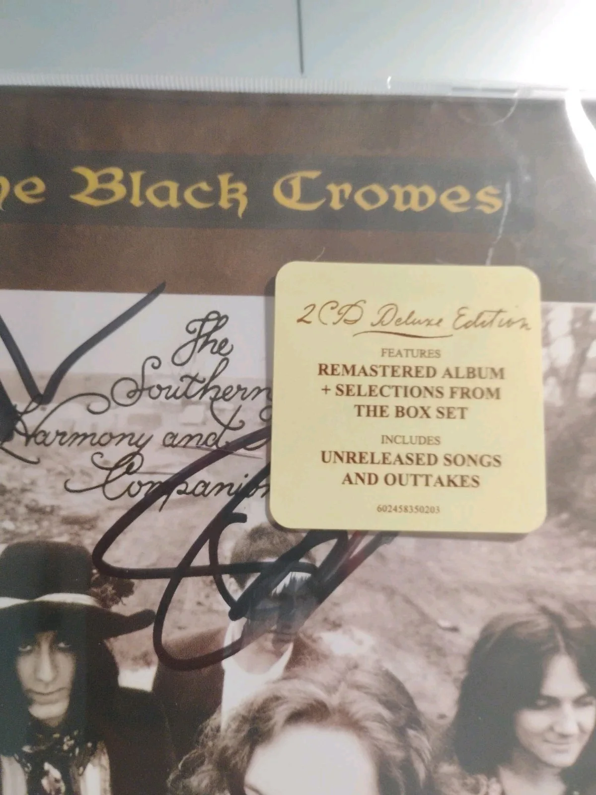 The Black Crowes The Southern Harmony & Musical Companion 2CD AUTOGRAPHED Signed, изображение 3