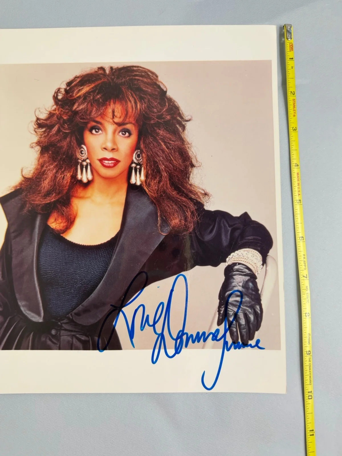 DONNA SUMMER Hand Signed Vintage 8x10 Promo Photo Authentic Disco Diva Signature, изображение 4