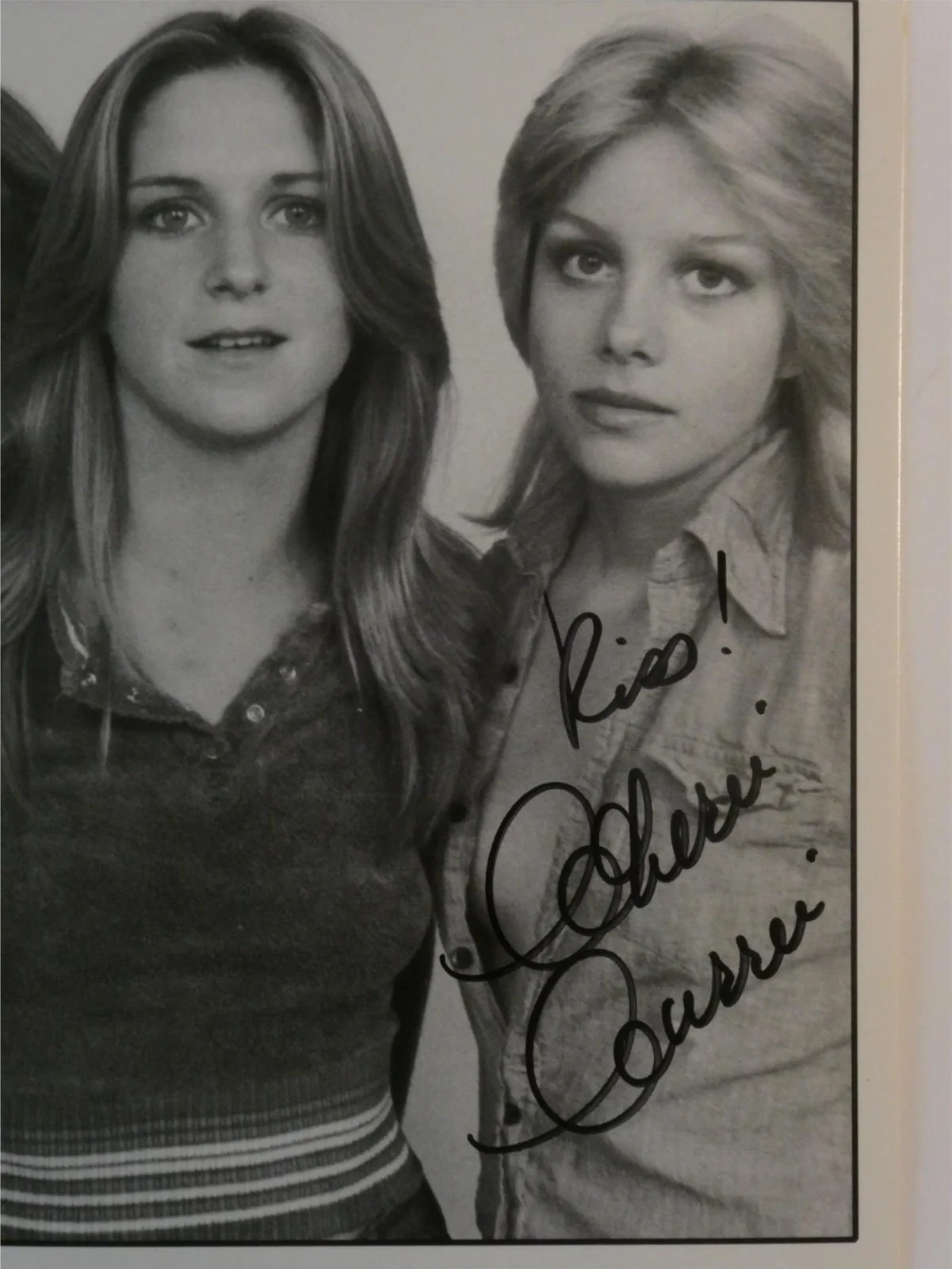 Cherie Currie Signed 8x10 The Runaways Promo Photo Autographed, image 2