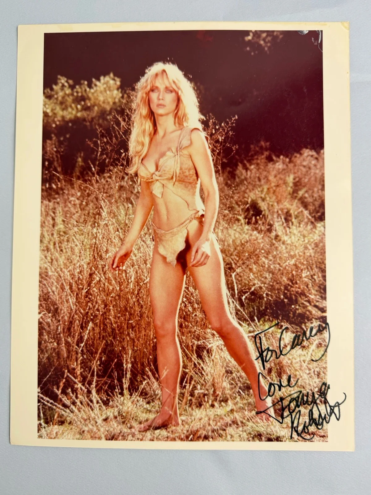 Tanya Roberts — TANYA ROBERTS Signed 8x10 Vintage Photo Authentic Autograph «Shena 1984”