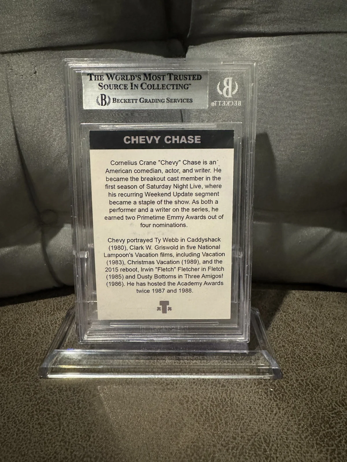 Chevy Chase — 🔥 Chevy Chase Signed Auto [Webb-Fletch-Griswold-Dusty] | Beckett Authenticated, image 2