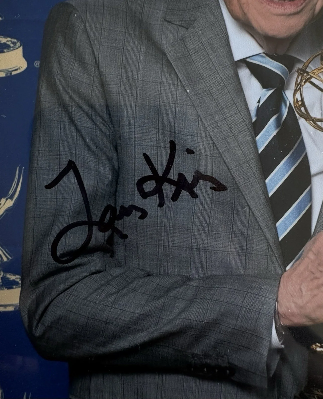 Ted Turner, Larry King — Ted Turner + Larry King Signed 8x10 Photo COA Emmy Awards CNN Atlanta Braves New, изображение 2