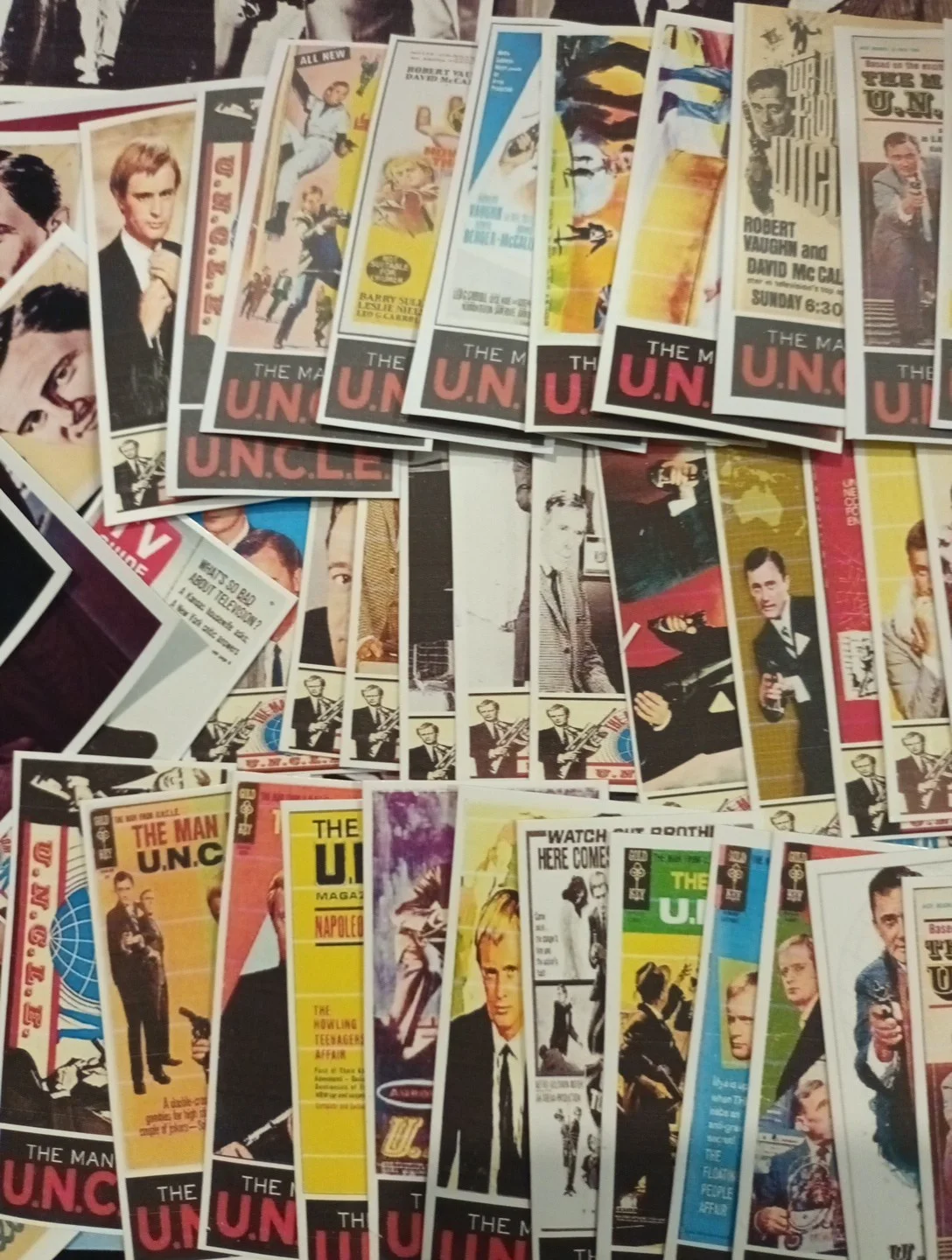 The Man From U.N.C.L.E. 40 Glossy/matt Unofficial Lobby Cards +56 Mini Art Cards, изображение 4