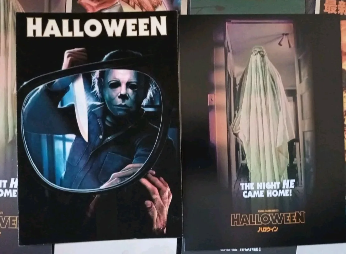 Halloween Movies Bundle. 12 Postcard Size Art Cards/6 Lobby Cards /8 Bookmarkers, изображение 2