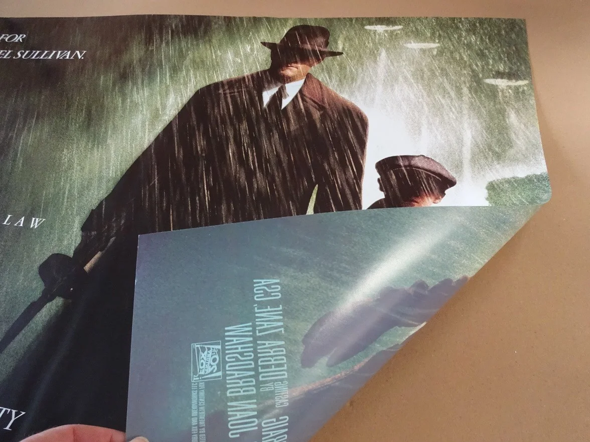 Road to Perdition Original 2002 Double Side Movie Poster 40"x30" Tom Hanks, изображение 2