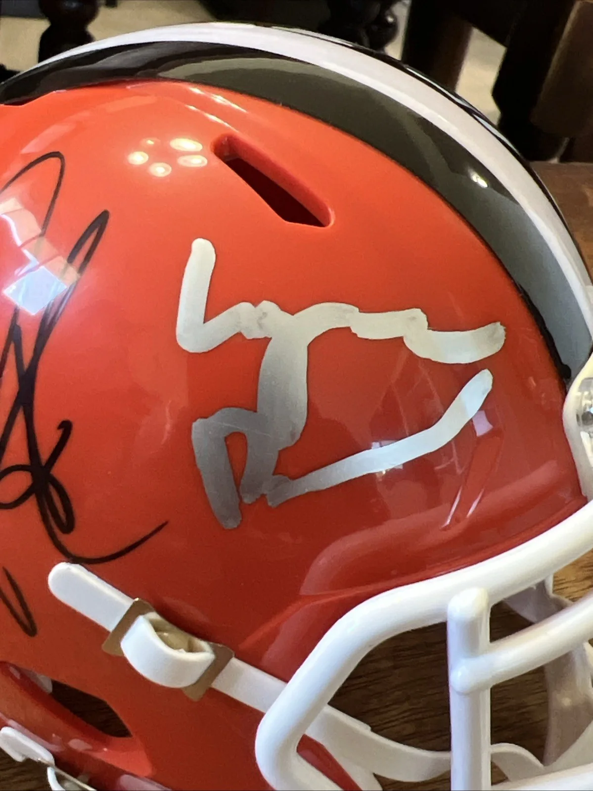 Bone Thugs N Harmony Signed Cleveland Browns Mini Helmet JSA Coa Wish Layzie, изображение 4