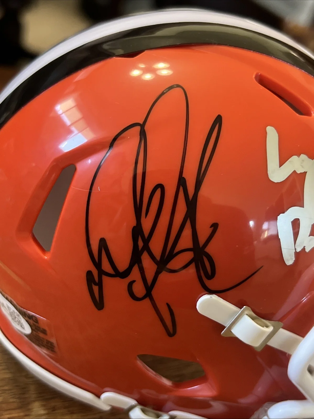 Bone Thugs N Harmony Signed Cleveland Browns Mini Helmet JSA Coa Wish Layzie, изображение 5