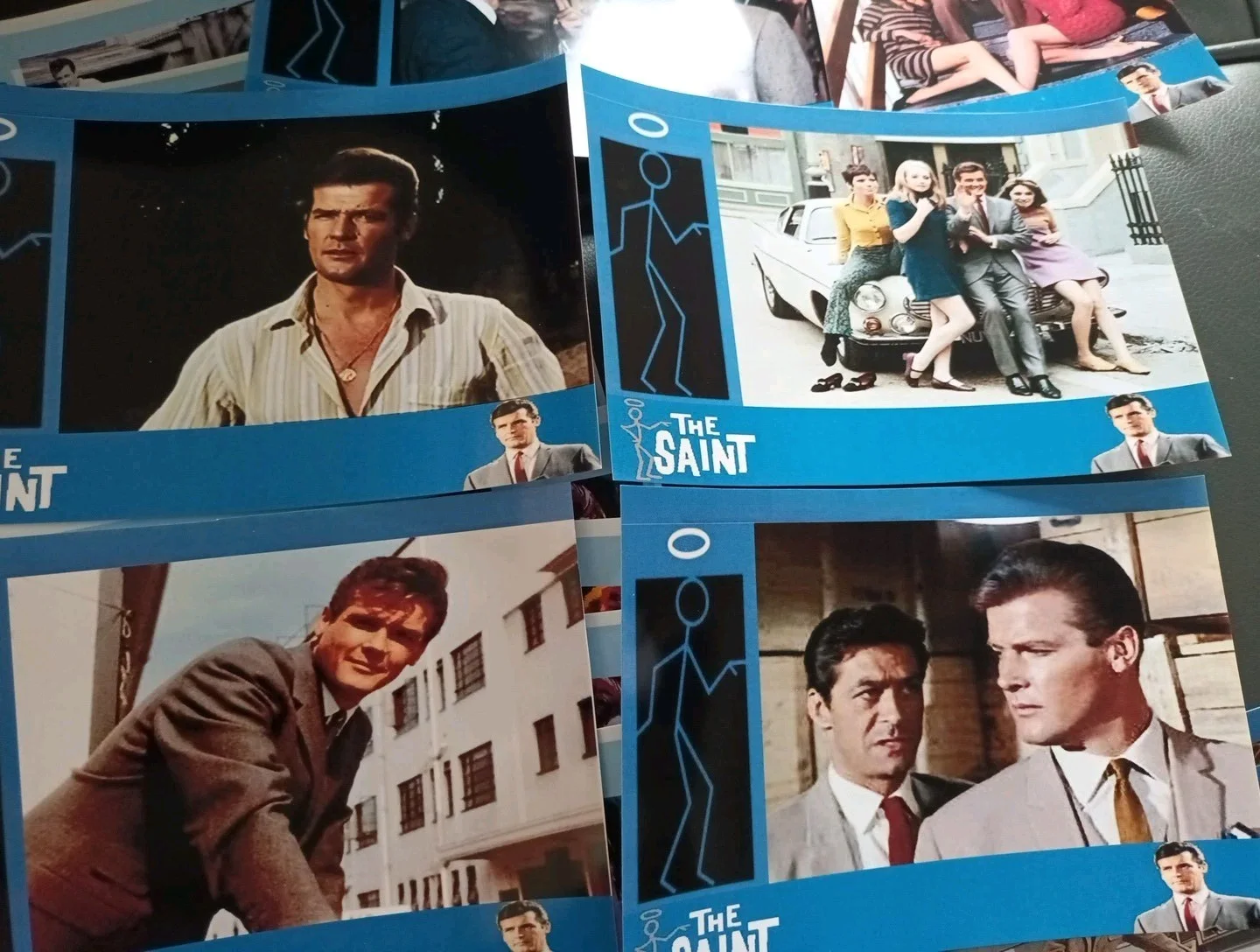 The Saint (Roger Moore) 26 Unofficial Lobby Cards. 2 sets 7x5ins. New., изображение 5