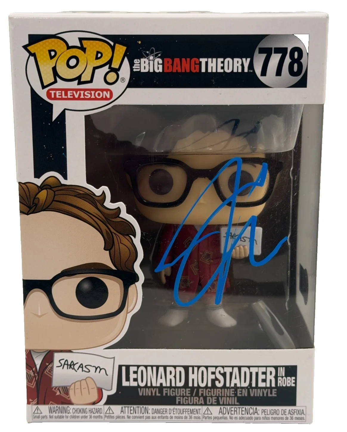 Johnny Galecki — Johnny Galecki Signed Leonard Funko Big Bang Theory Authentic Autograph Beckett