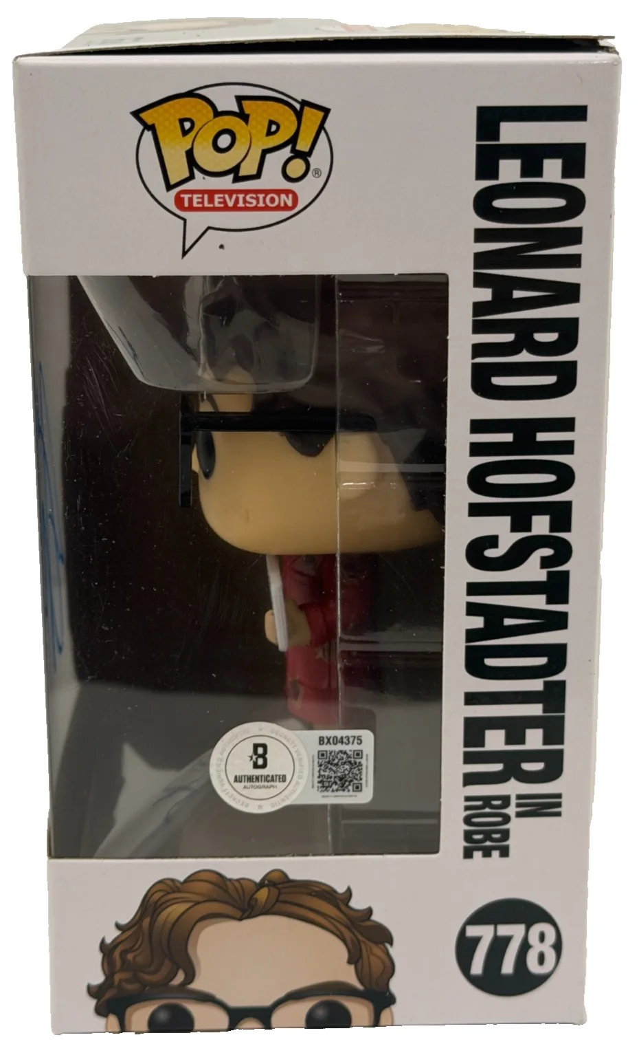 Johnny Galecki — Johnny Galecki Signed Leonard Funko Big Bang Theory Authentic Autograph Beckett, изображение 2