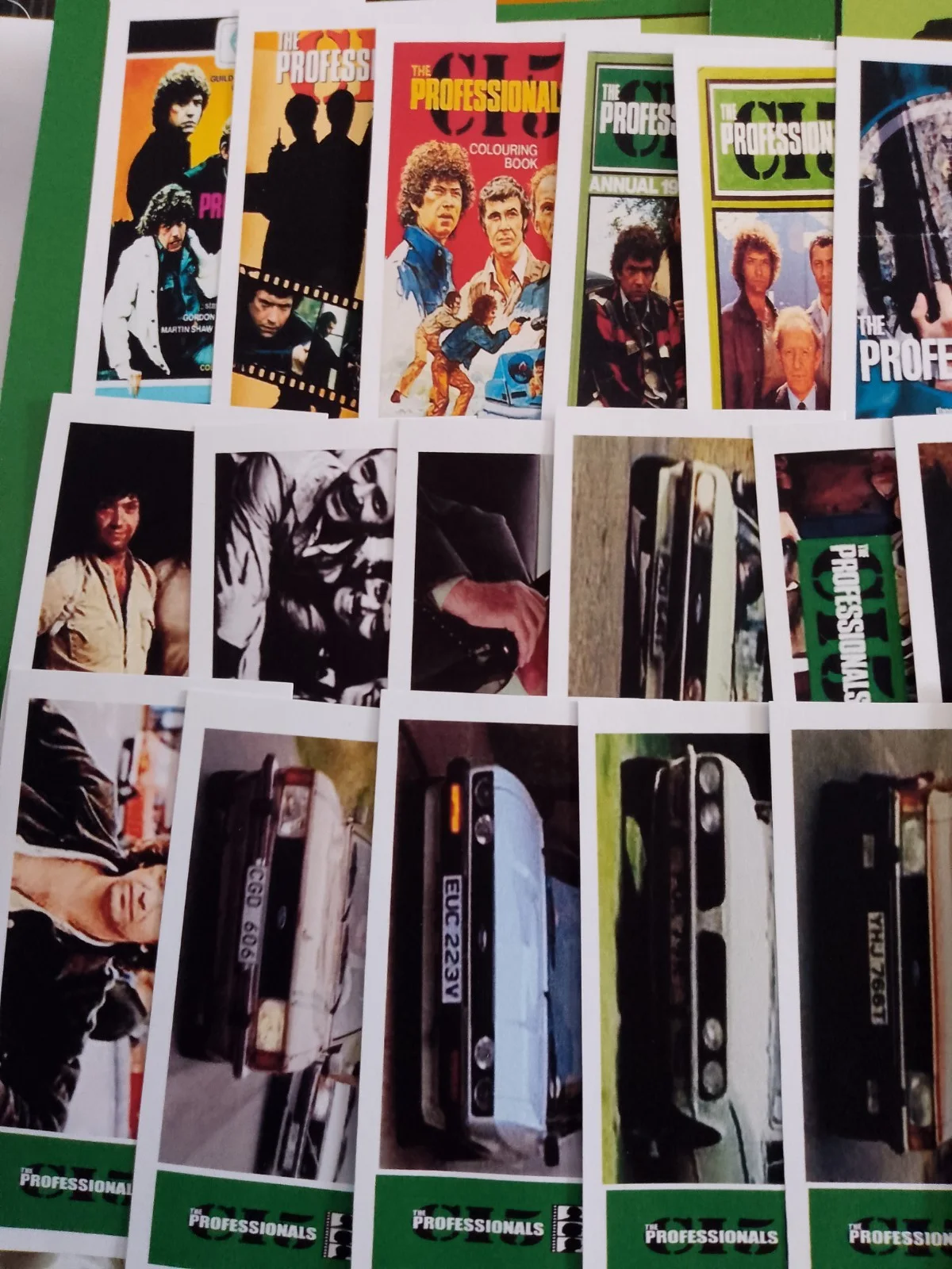 The Professionals CI5. 6 Glossy bookmarkers/34 Mini art Cards & box. set 1. new, изображение 2