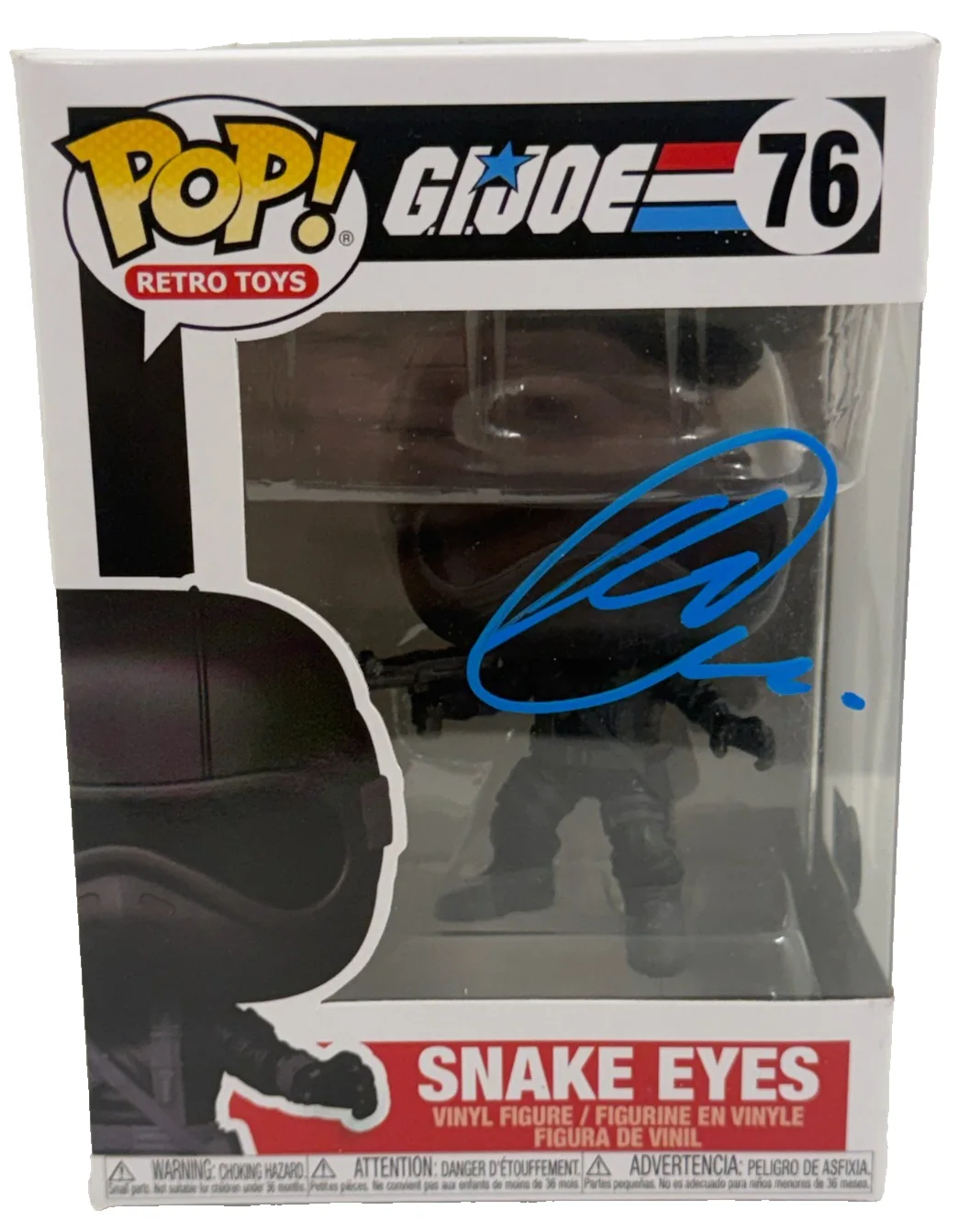 Henry Golding — Henry Golding Signed Snake Eyes Funko GI Joe Authentic Autograph Beckett