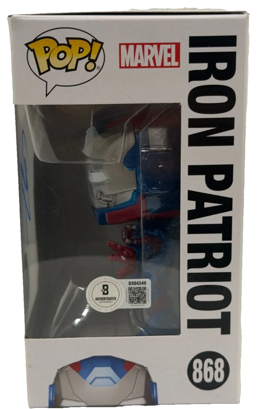 Don Cheadle — Don Cheadle Signed Iron Patriot Funko Avengers Endgame Autograph Beckett, image 2