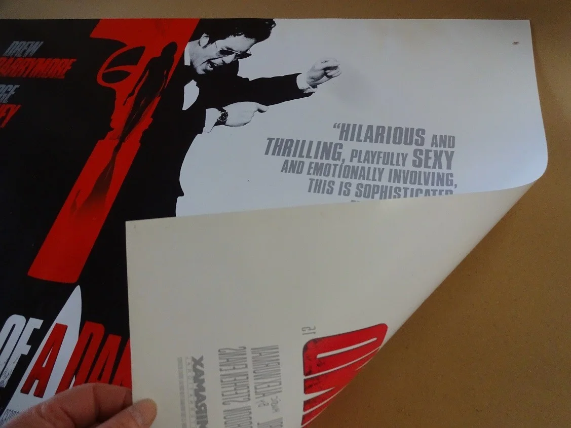 Confessions of a Dangerous Mind Original 2002 Double Side Movie Poster 40"x30", изображение 2