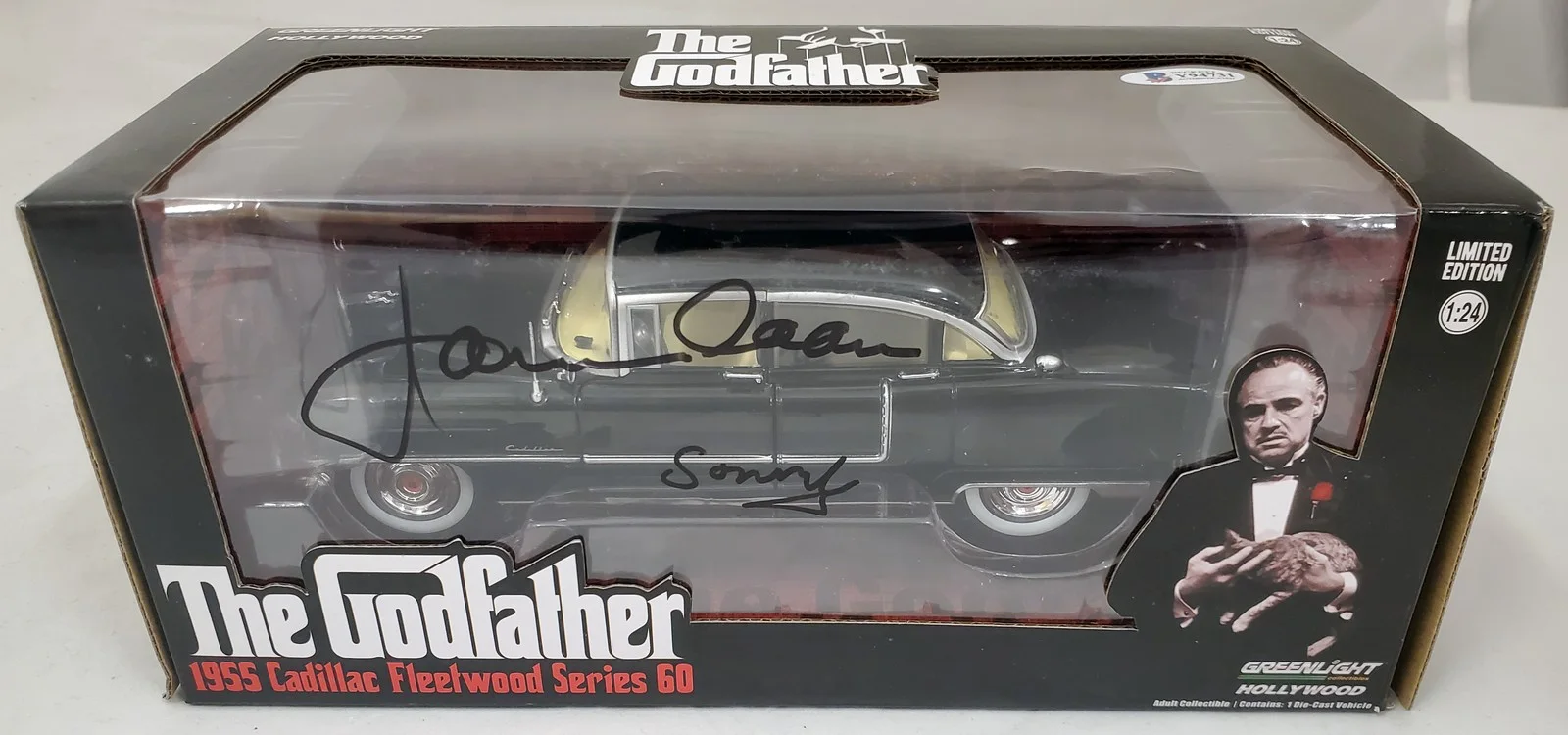 James Caan — James Caan Signed The Godfather Die Cast Car "Sonny" Beckett