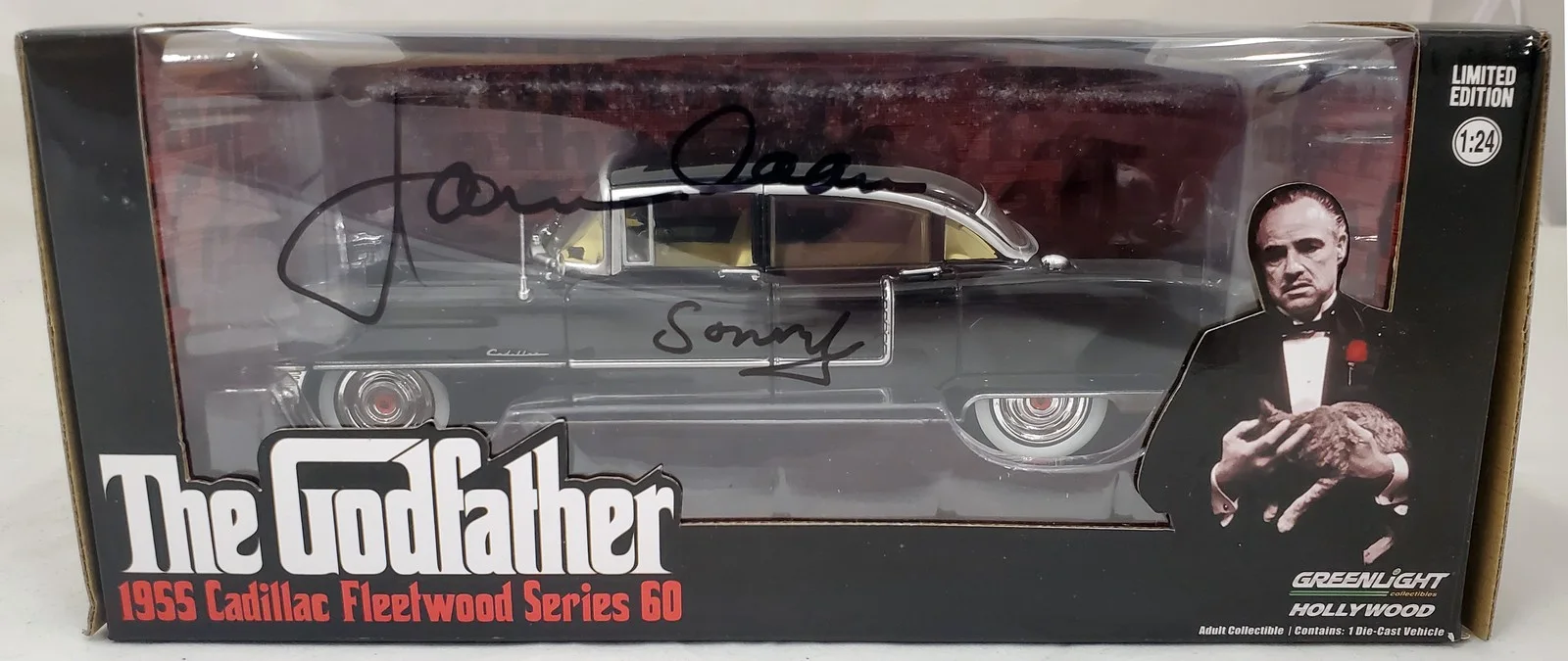 James Caan — James Caan Signed The Godfather Die Cast Car "Sonny" Beckett, image 2