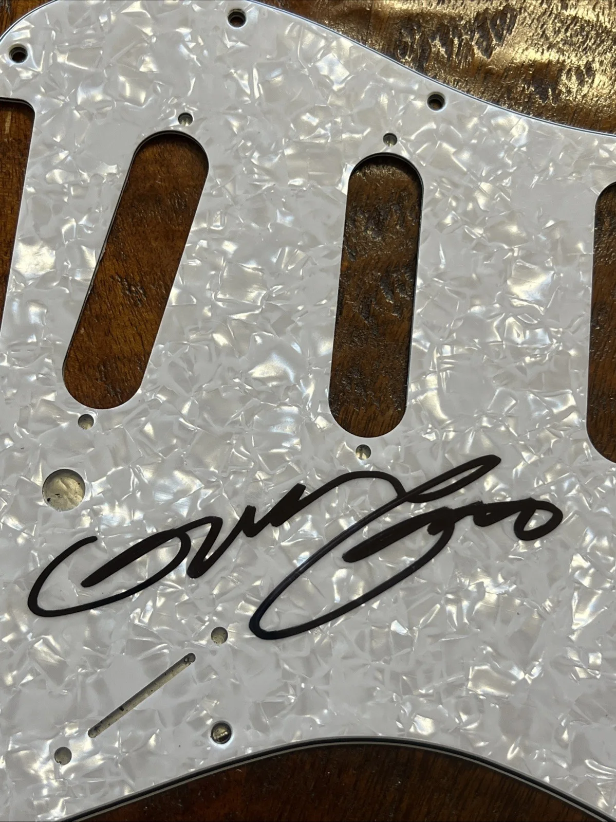 Gordon Gano Signed Guitar Pickguard JSA Coa Autographed Violet Femmes, изображение 2